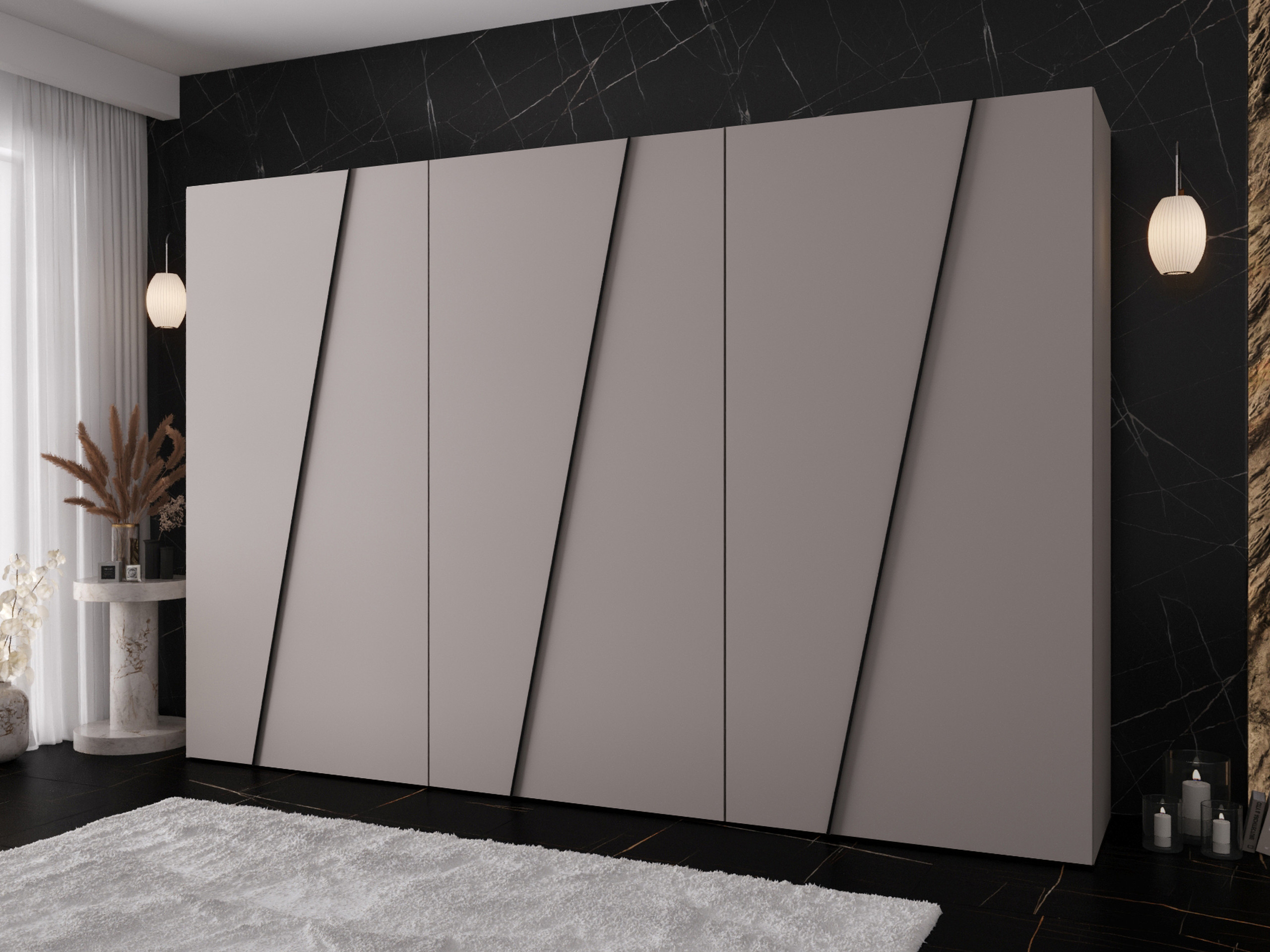 Kleiderschrank Hartford 641 (Kaschmir)