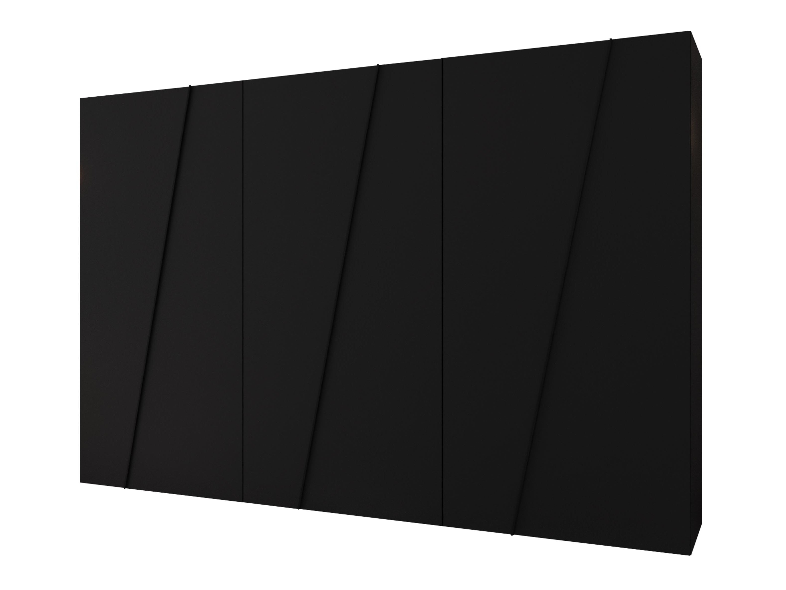 Kleiderschrank Hartford 641 (Schwarz)