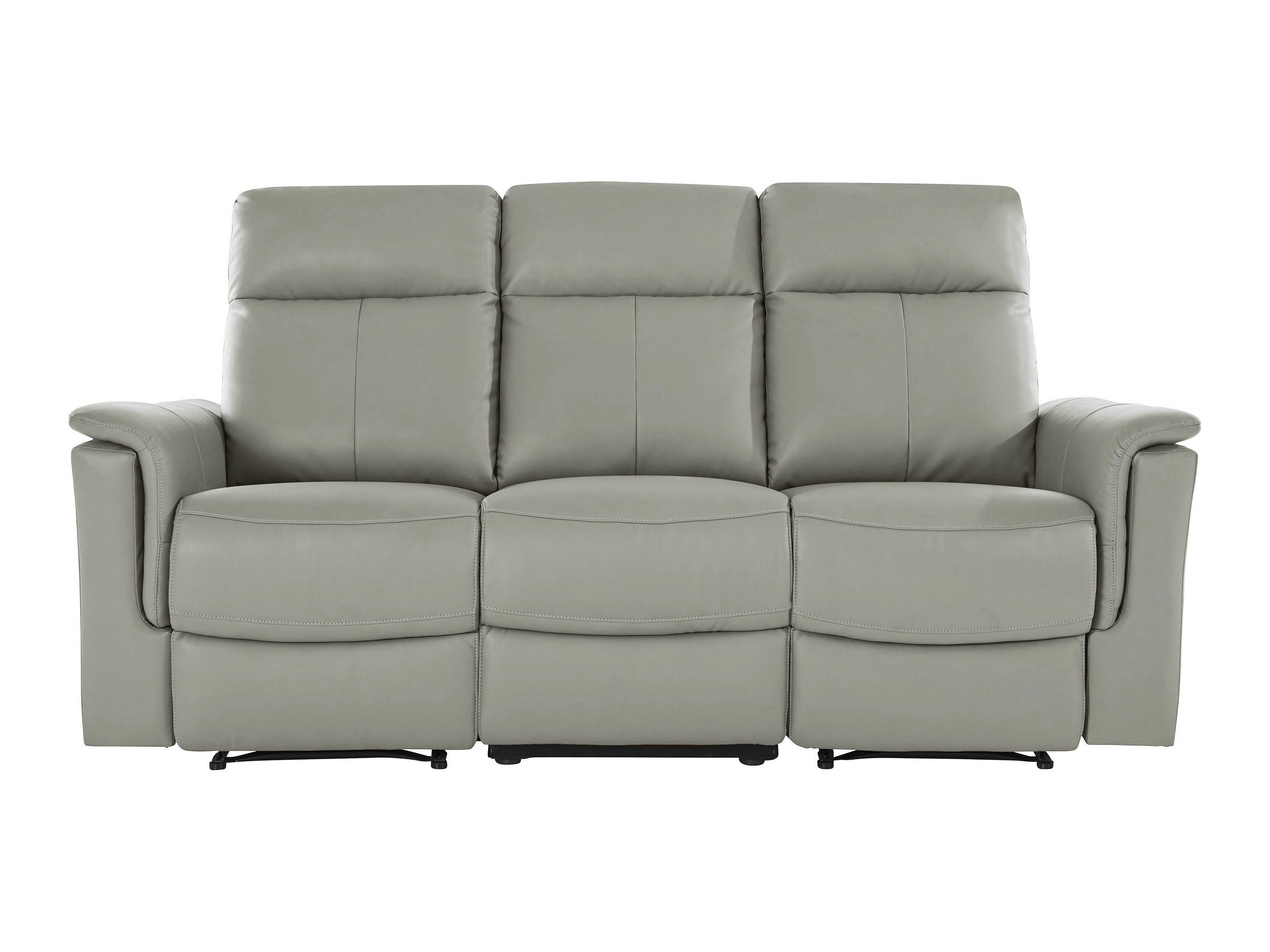 Sofa mit Liegefunktion Fivmelu 102 (Hellgrau)