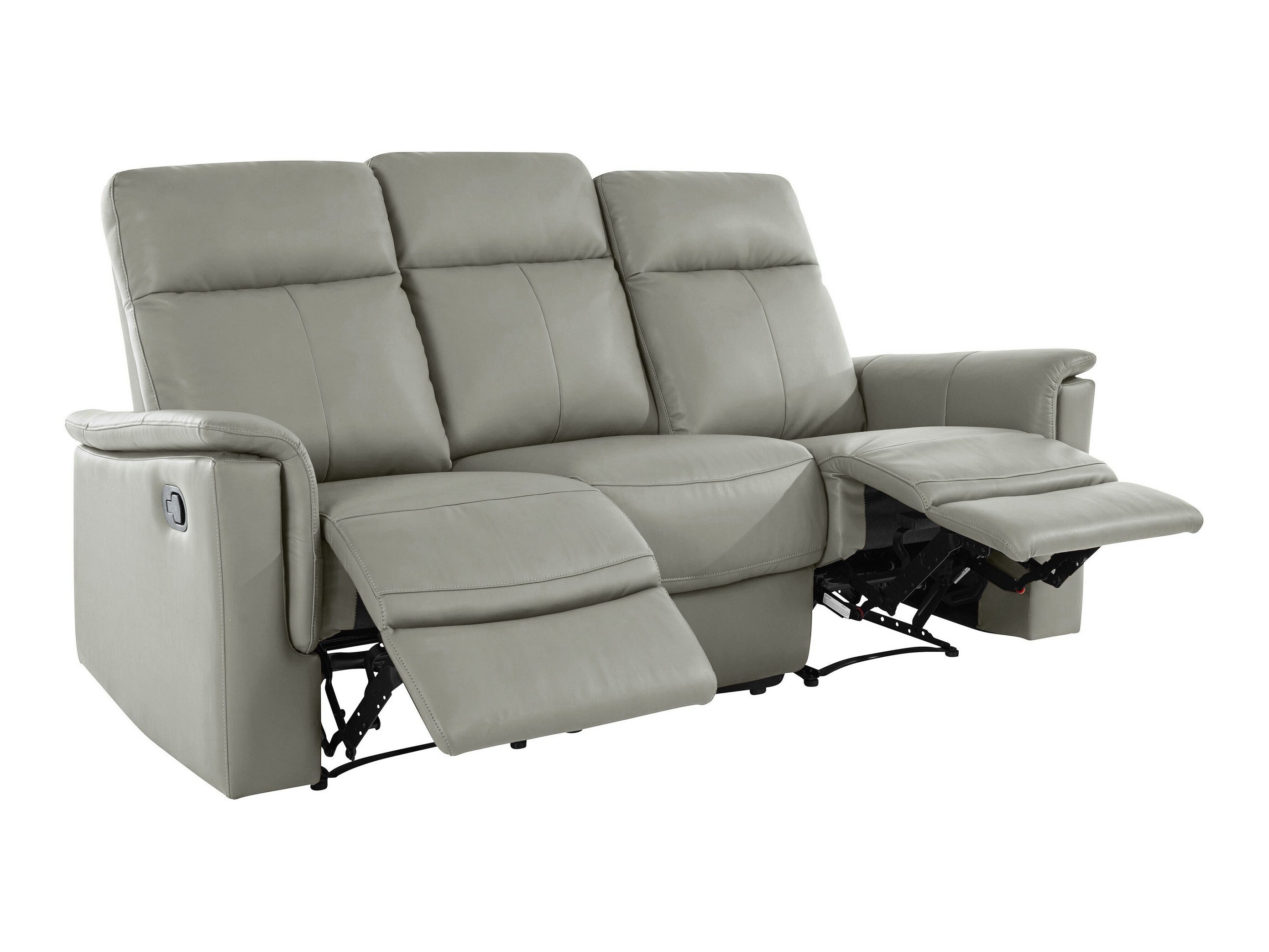Sofa mit Liegefunktion Fivmelu 102 (Hellgrau)