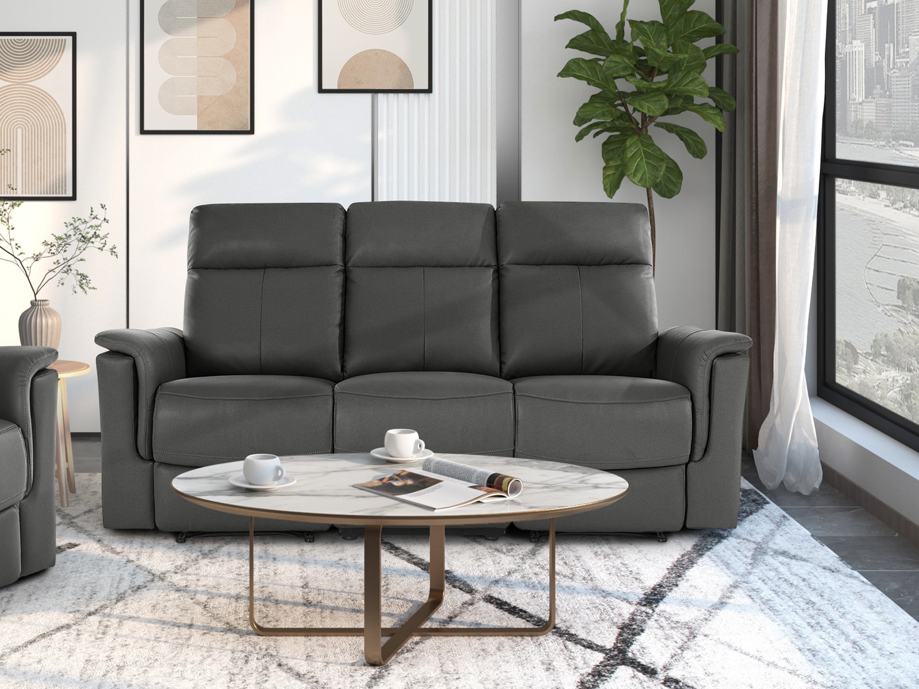 Sofa mit Liegefunktion Fivmelu 105