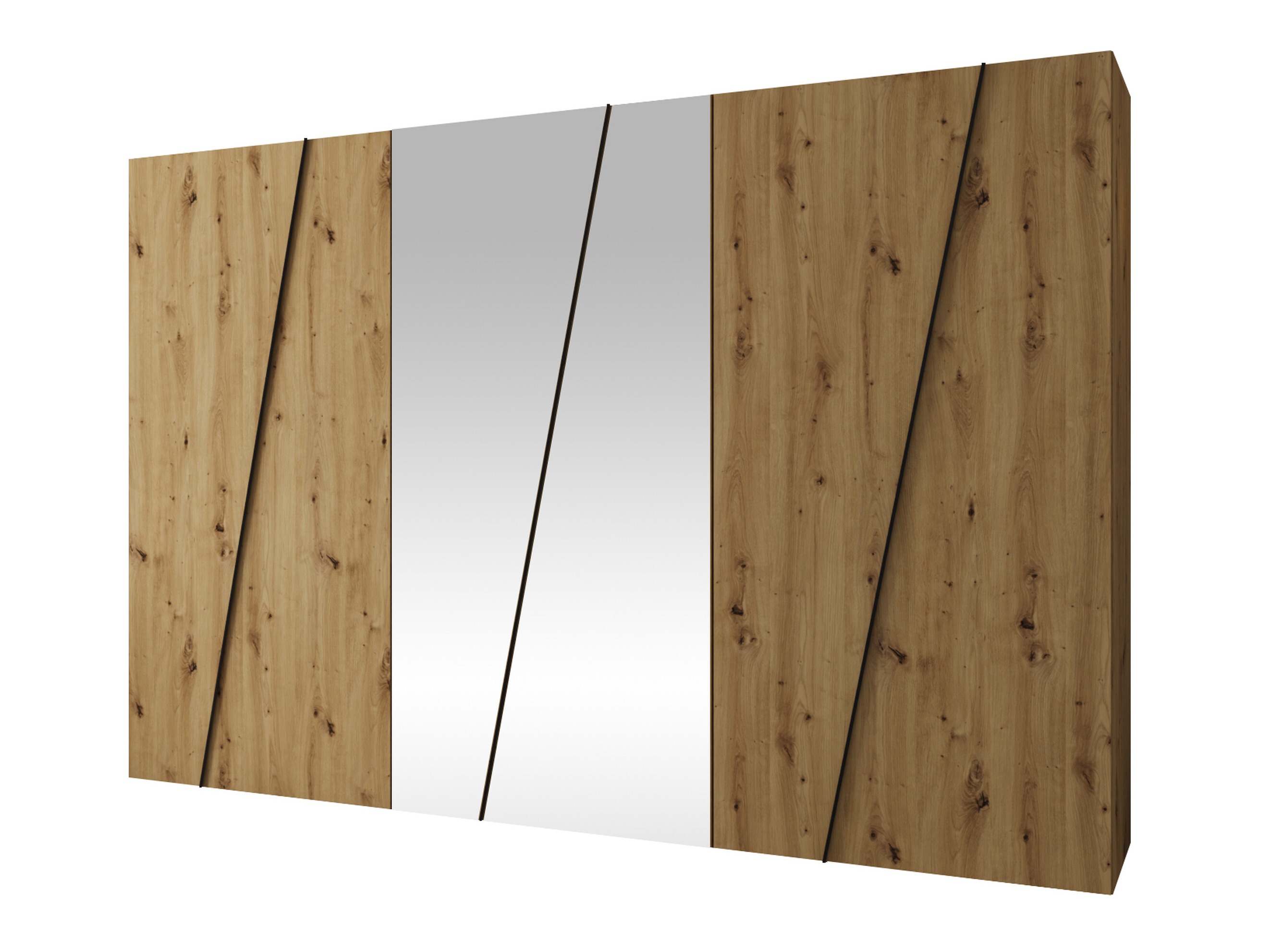 Kleiderschrank Hartford 642 (Artisan Eichenholzoptik)