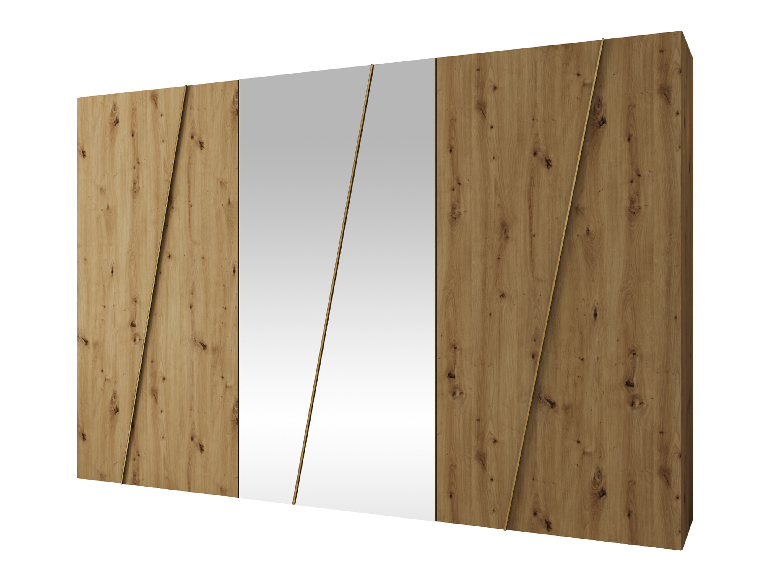 Kleiderschrank Hartford 642 (Artisan Eichenholzoptik)