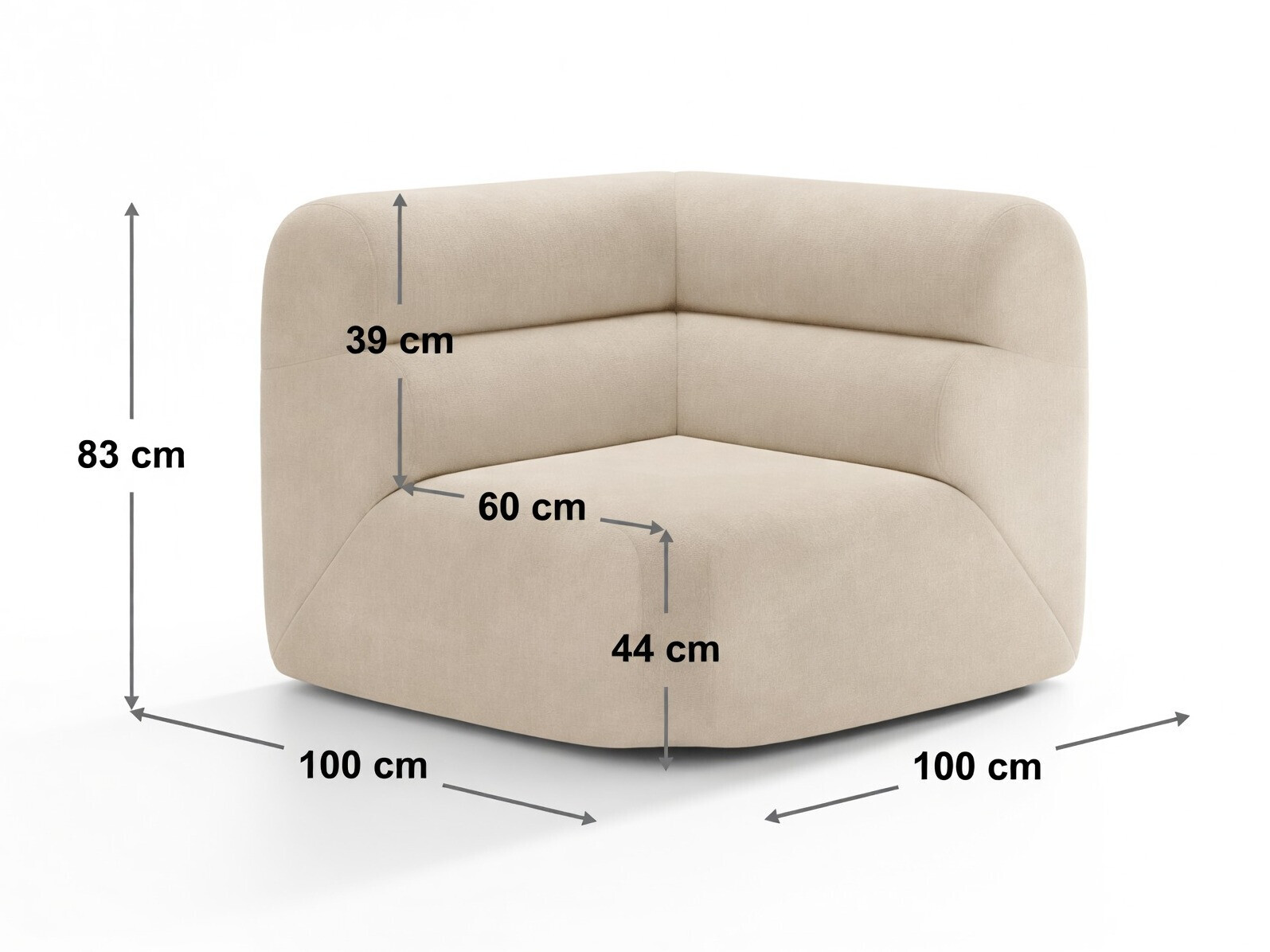 Modulare Sitzgruppe Cirbeno 108 (Gold 68)