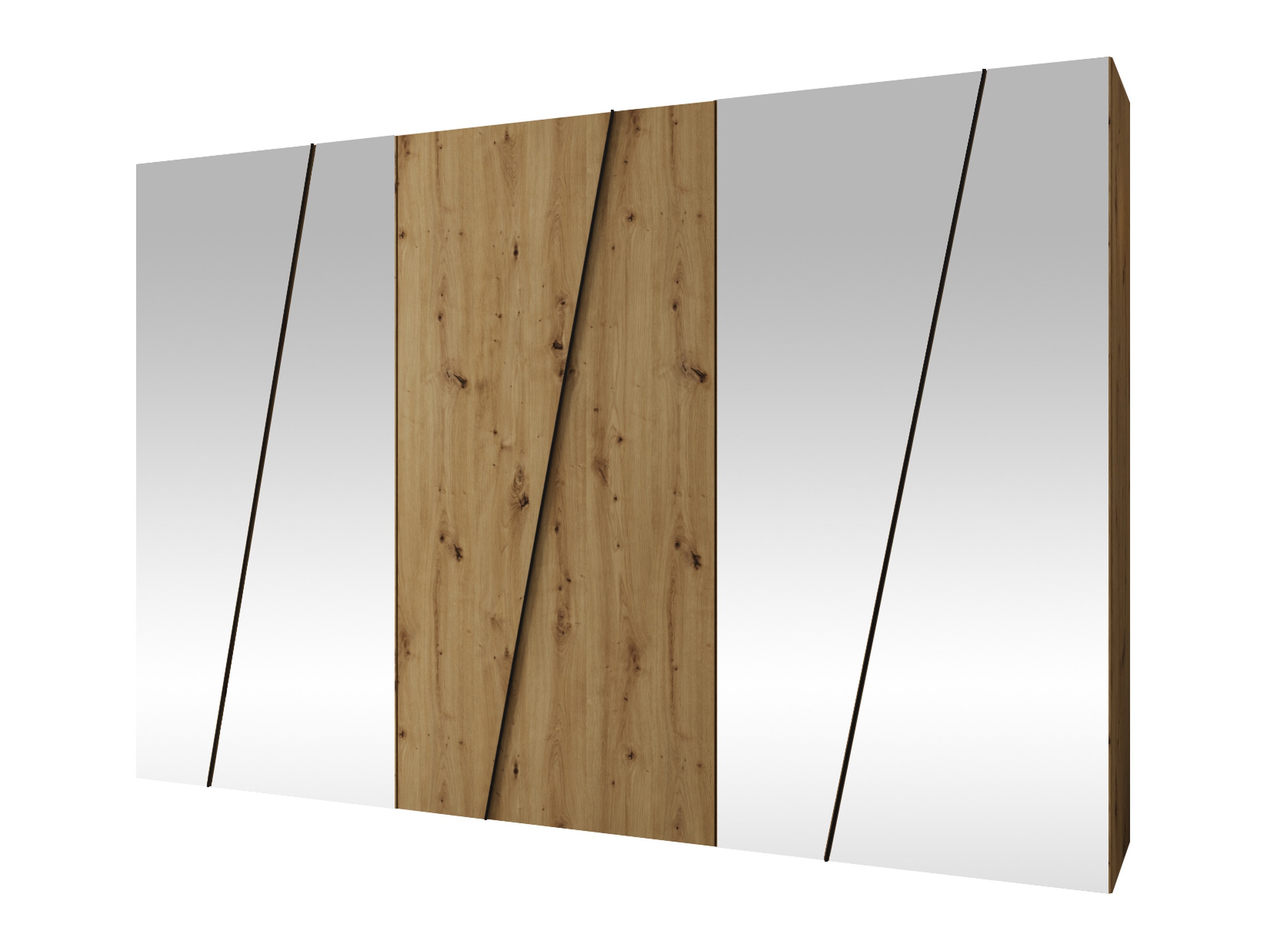 Kleiderschrank Hartford 643 (Artisan Eichenholzoptik)