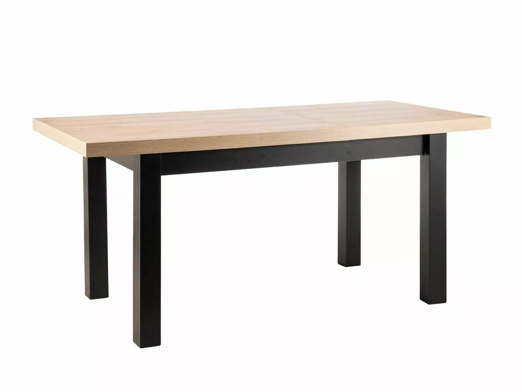 Tisch Detroit 976 (Schwarz + Artisan Eichenholzoptik)