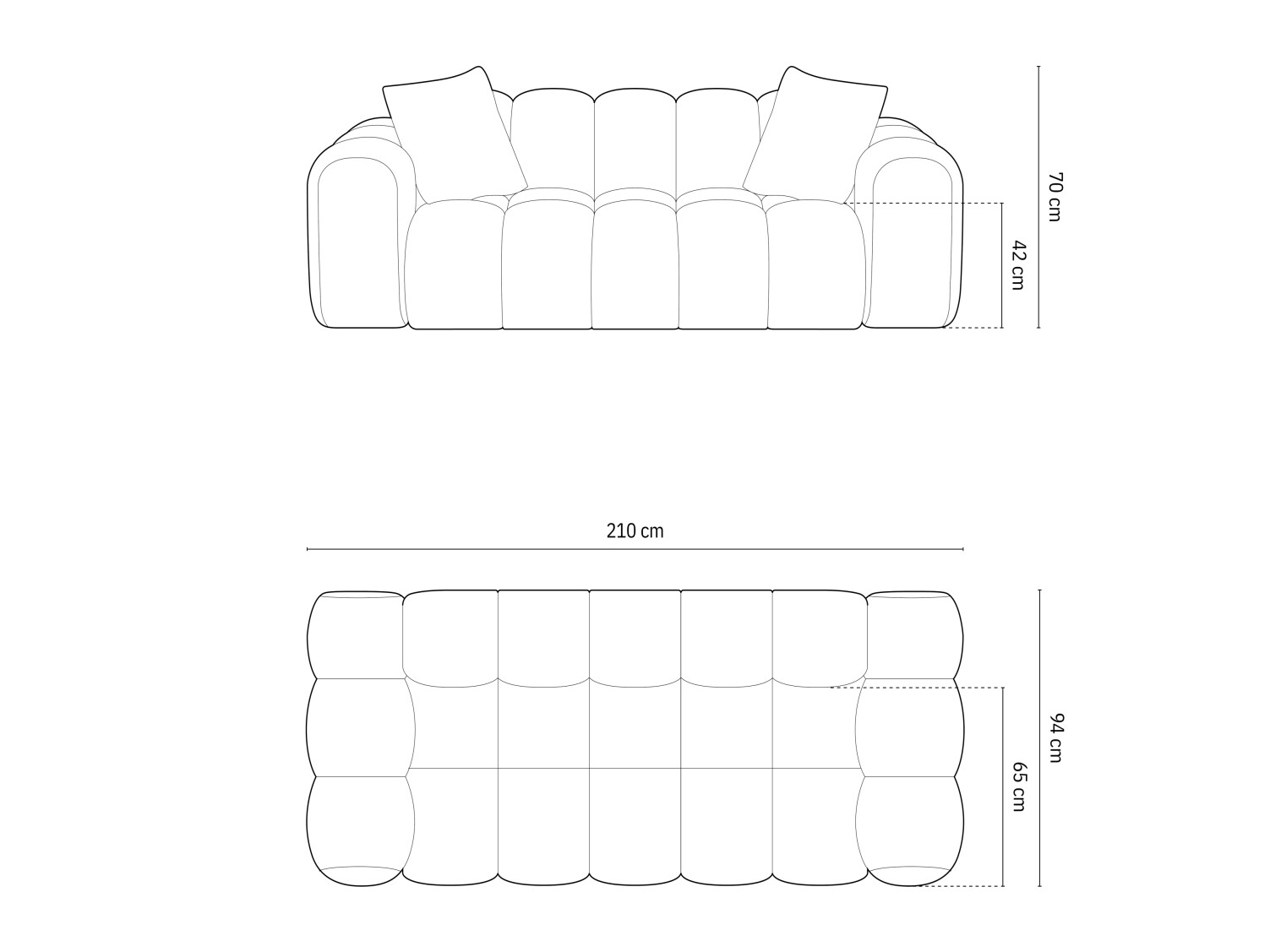 Sofa Mondelo 101 (Eden 02 Birnel)