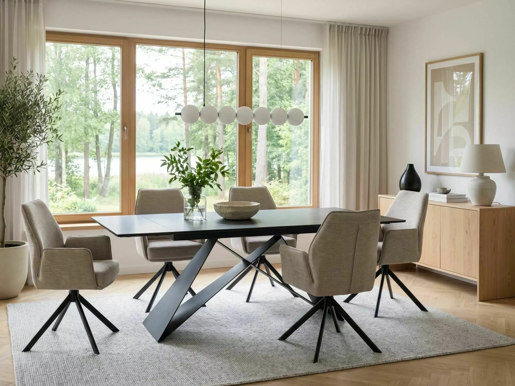 Tisch Detroit 978 (Schwarz)