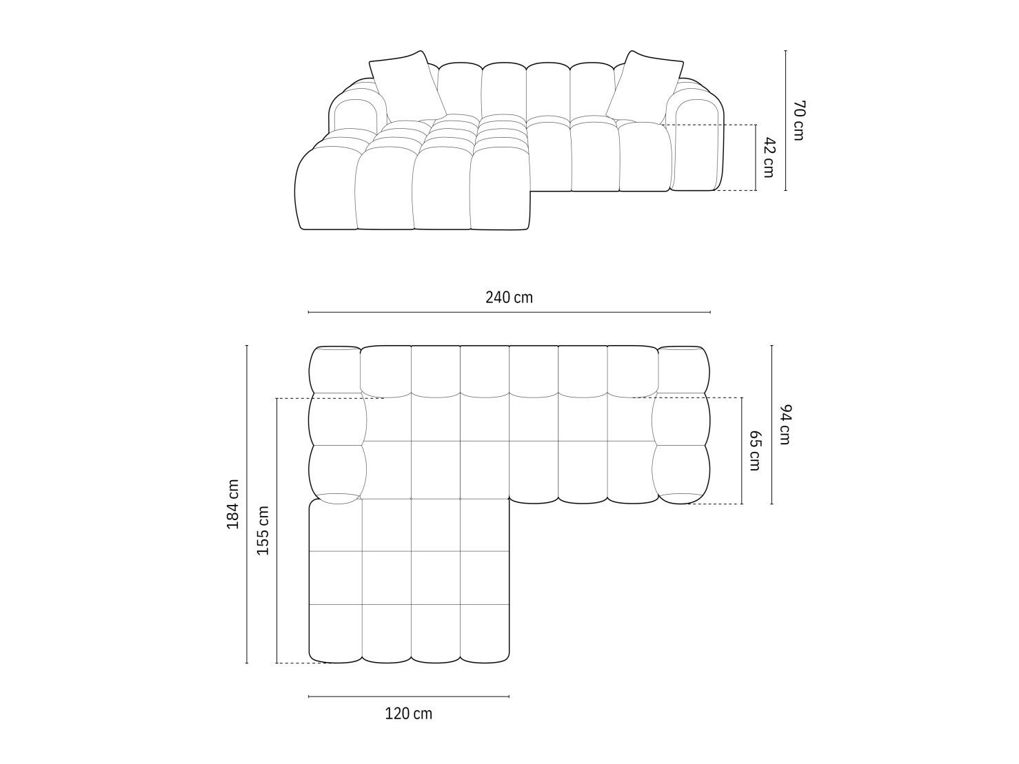 Ecksofa Mondelo 103 (Eden 16)