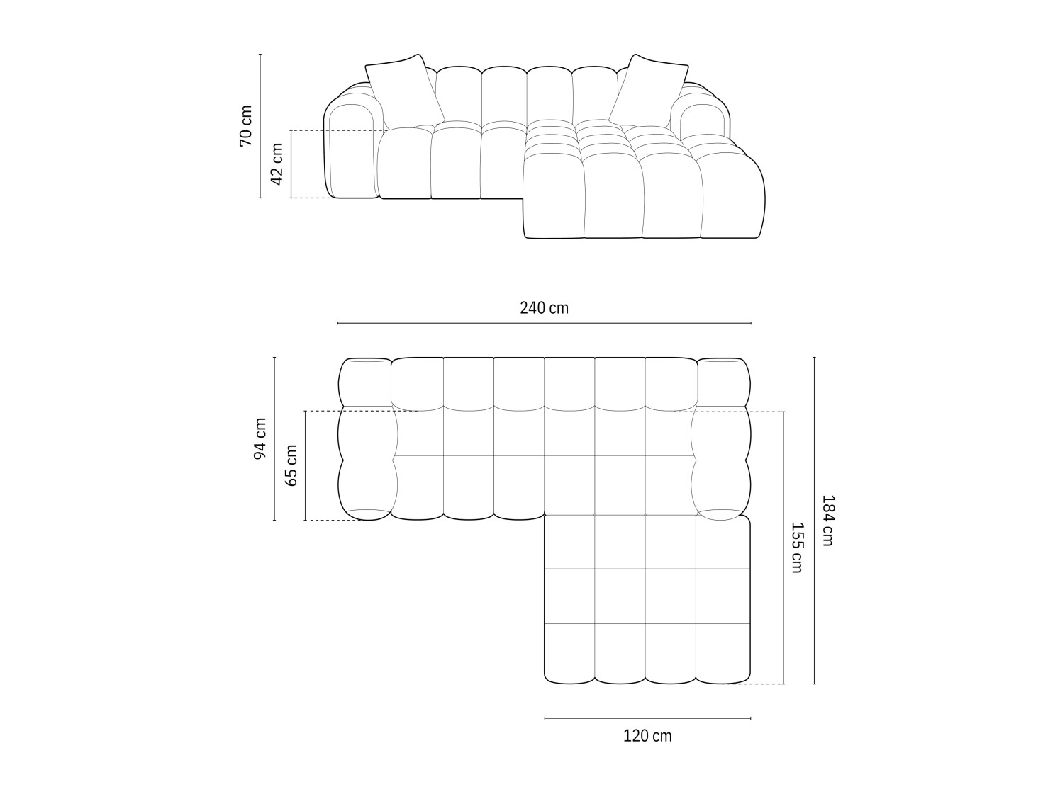 Ecksofa Mondelo 103 (Eden 18)