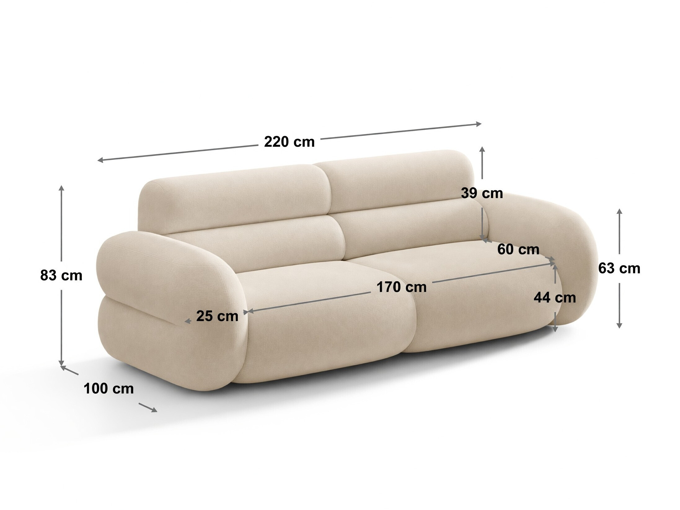 Modulares Sofa Cirbeno 109 (Silencio 10)