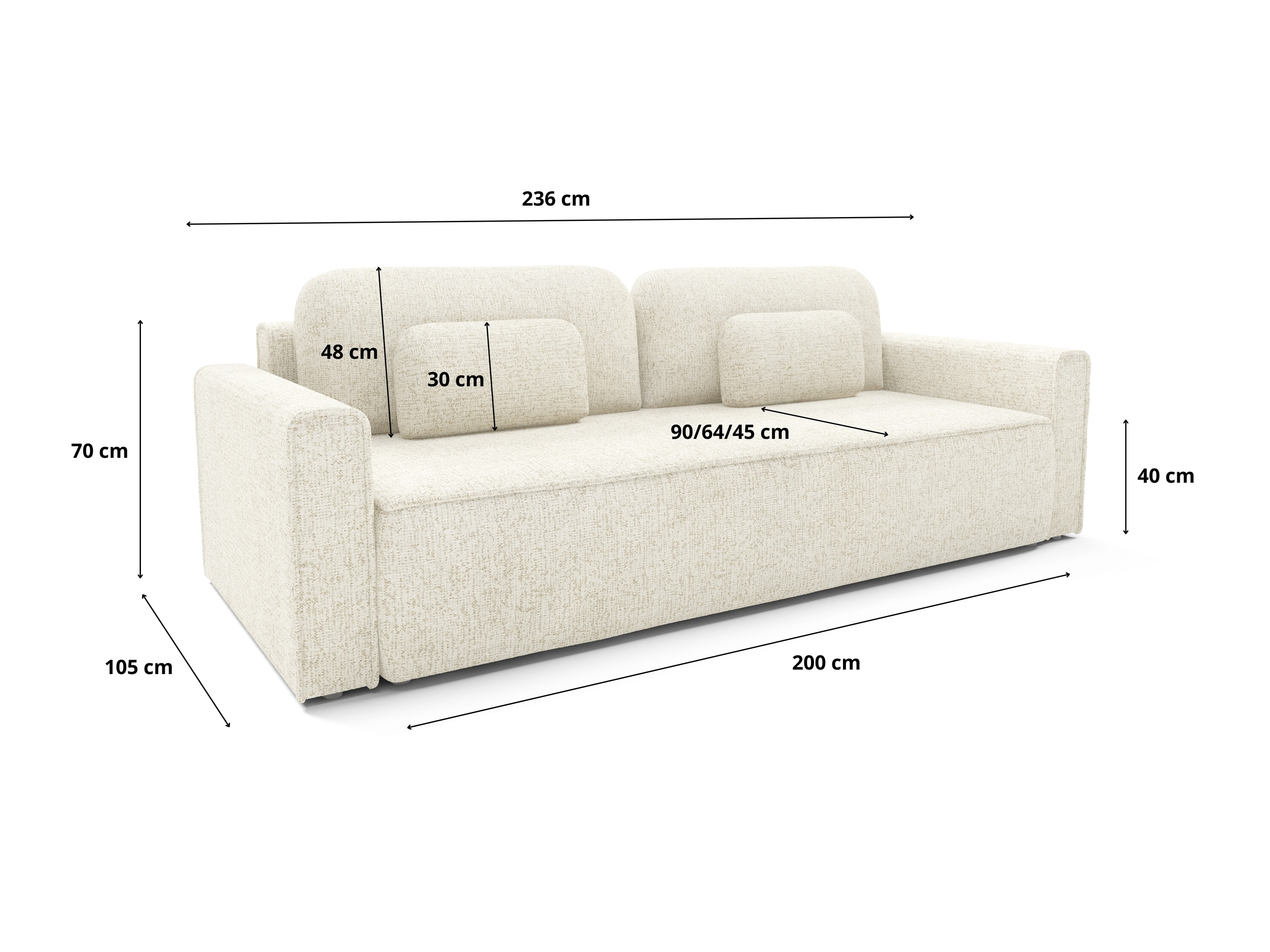 Schlafsofa Franklin 222 (Bella 5)