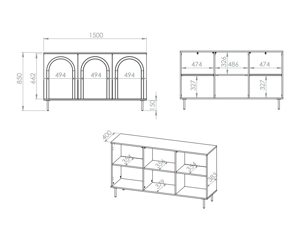 Wohnzimmer-Sets Tesnova 104
