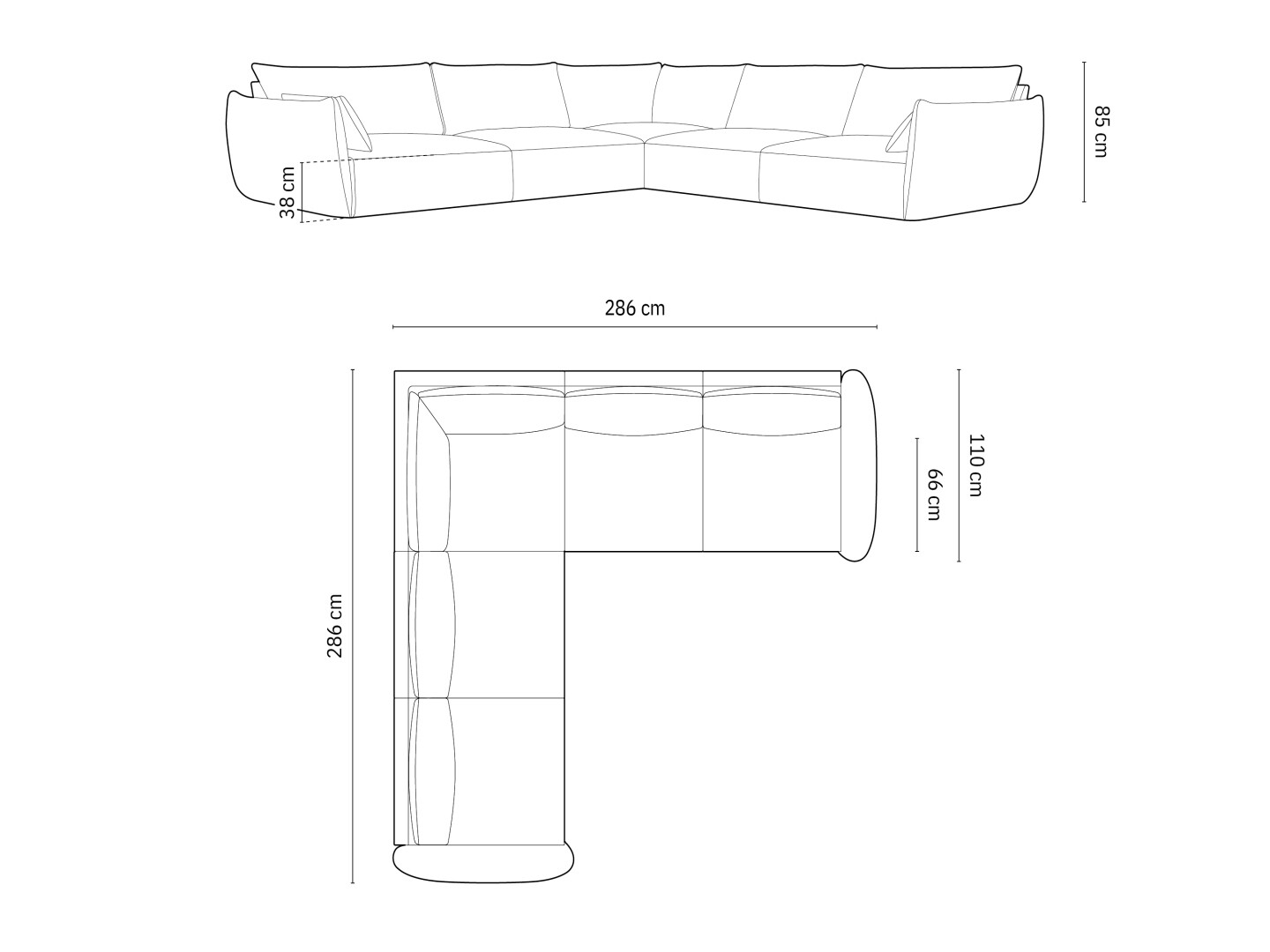 Ecksofa Soevara 106 (Salvador 01)