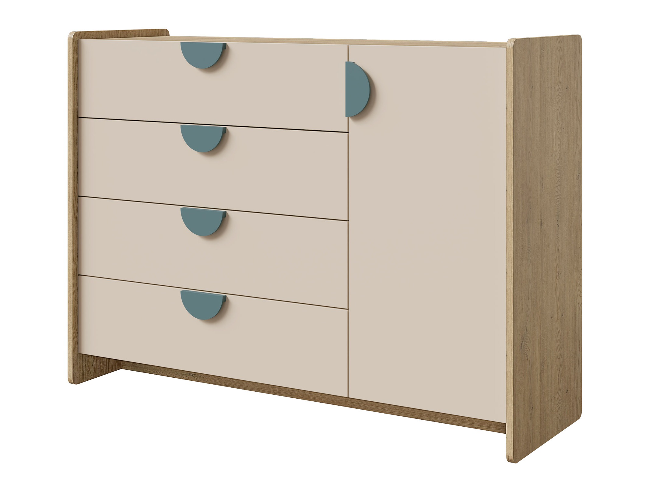 Kommoden Fivelbi 108 (Blau)
