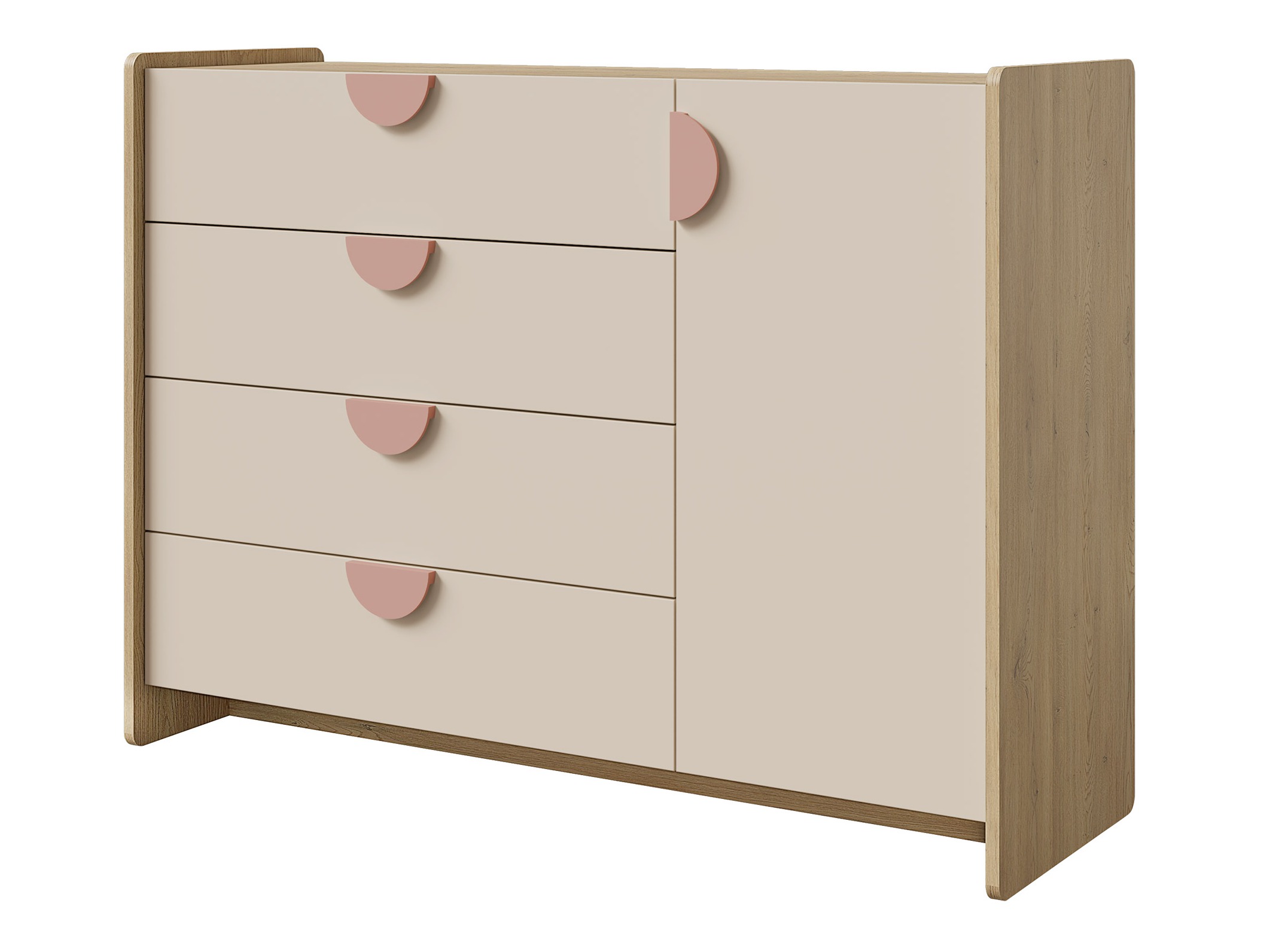 Kommoden Fivelbi 108 (Rosa)