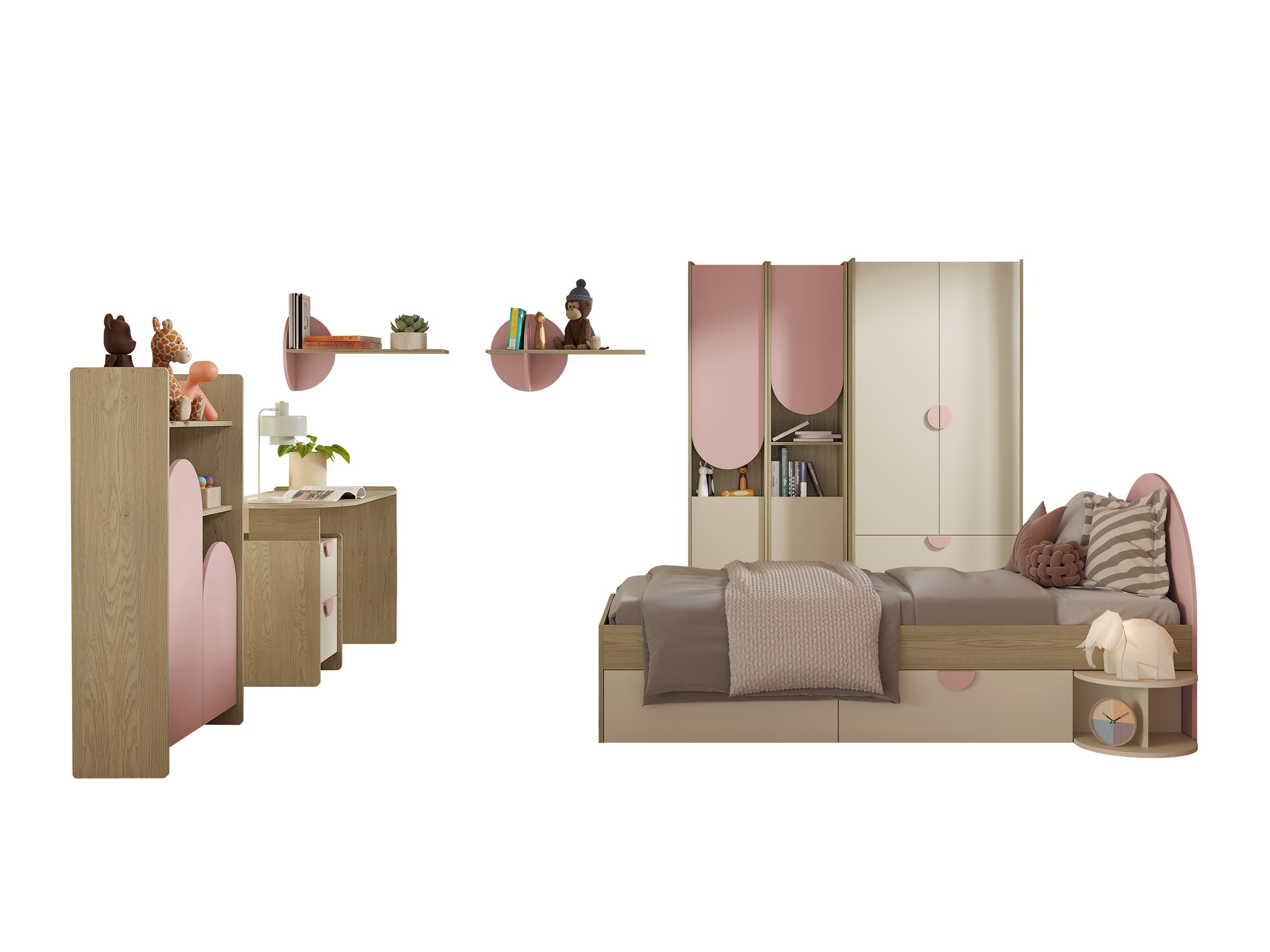 Kinderzimmer-Set Fivelbi 117