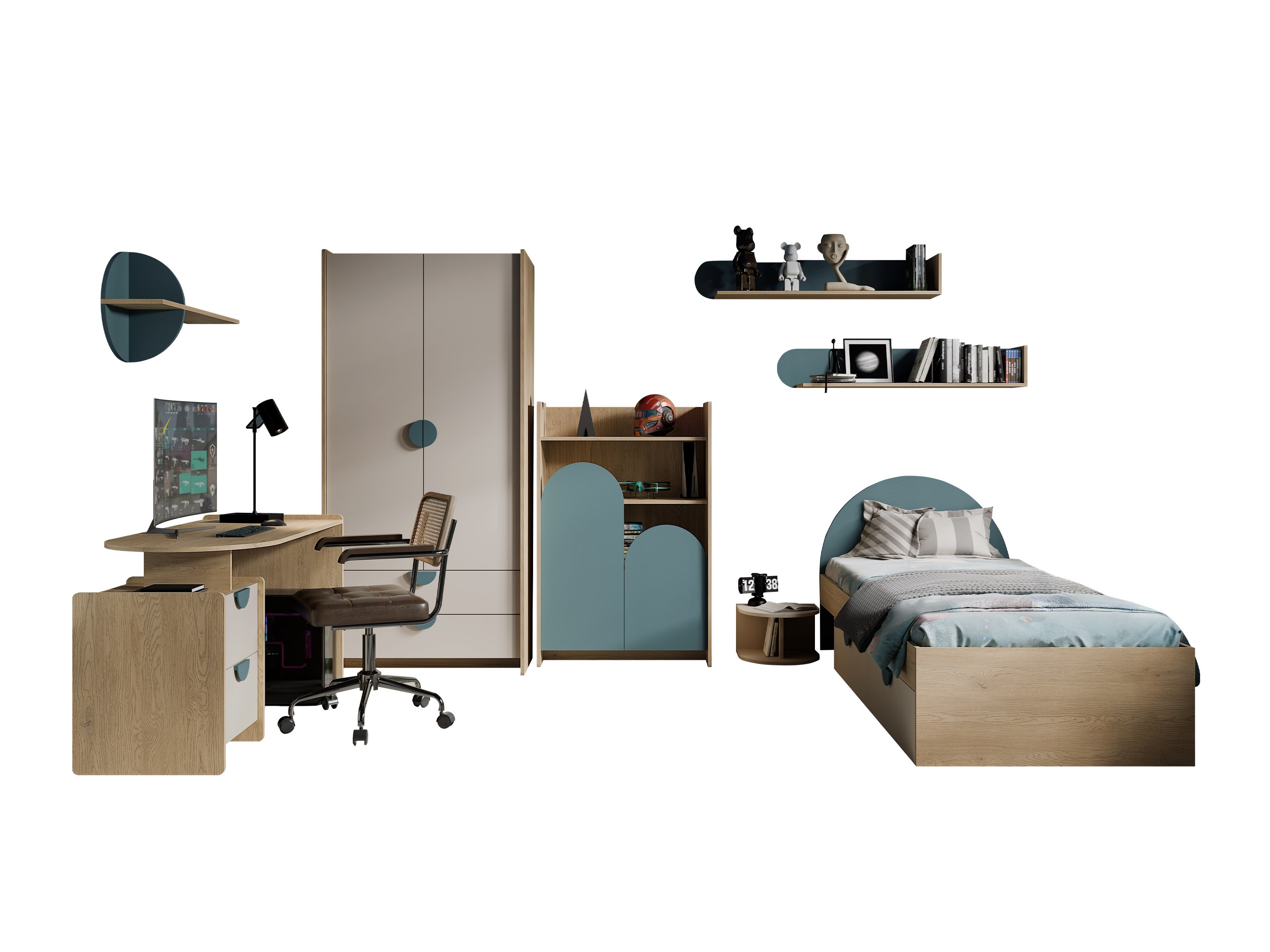 Kinderzimmer-Set Fivelbi 118