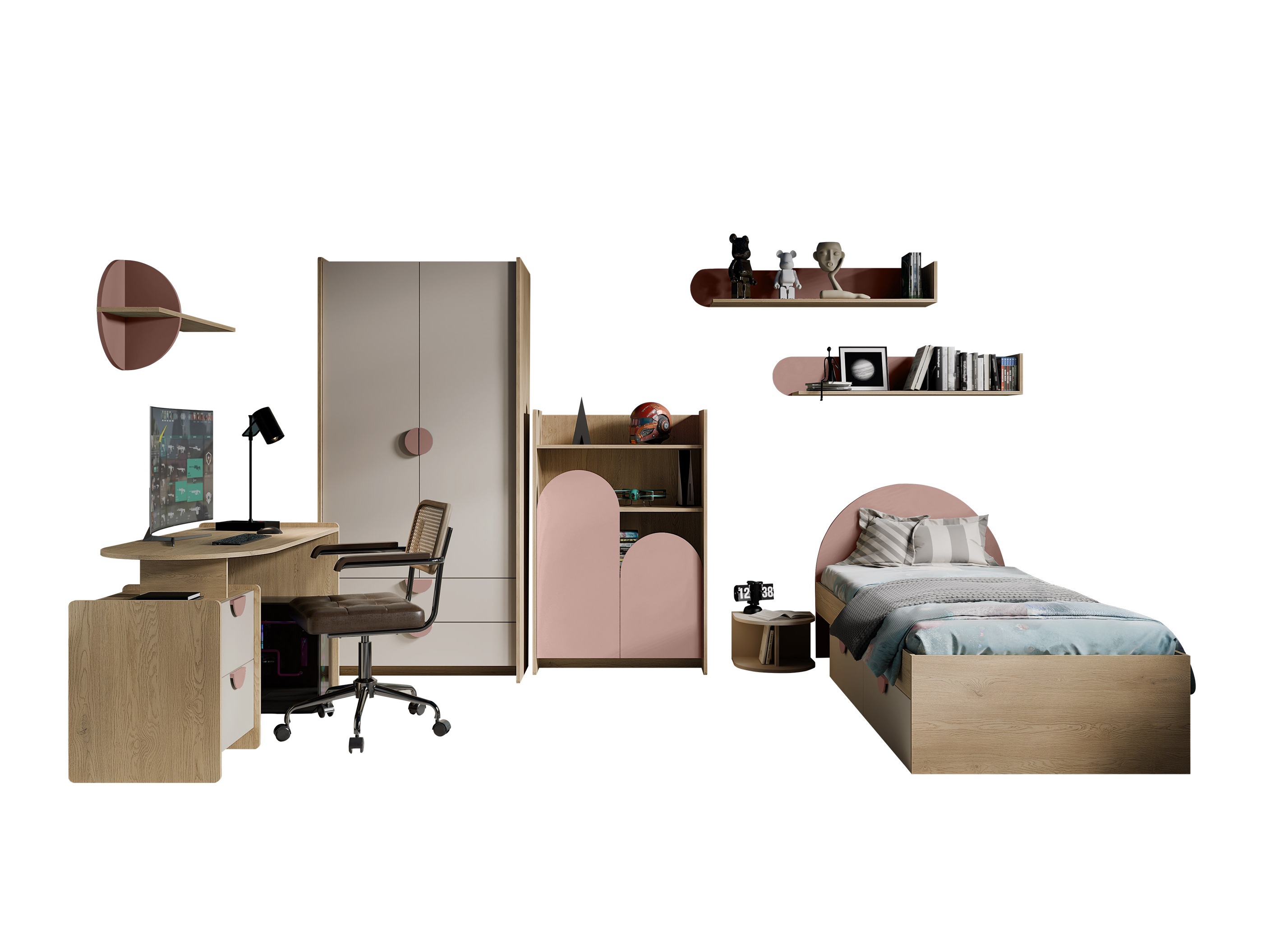 Kinderzimmer-Set Fivelbi 118