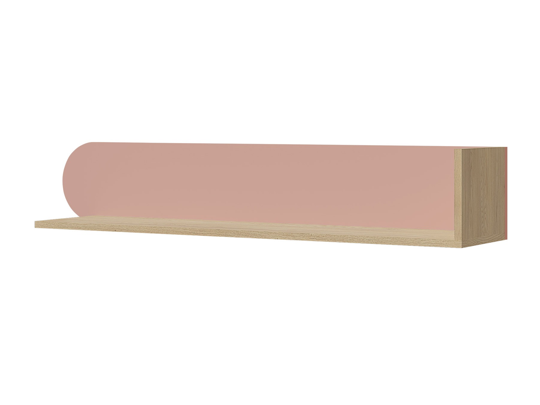Wandregal Fivelbi 113 (Cremona-Eiche + Rosa)