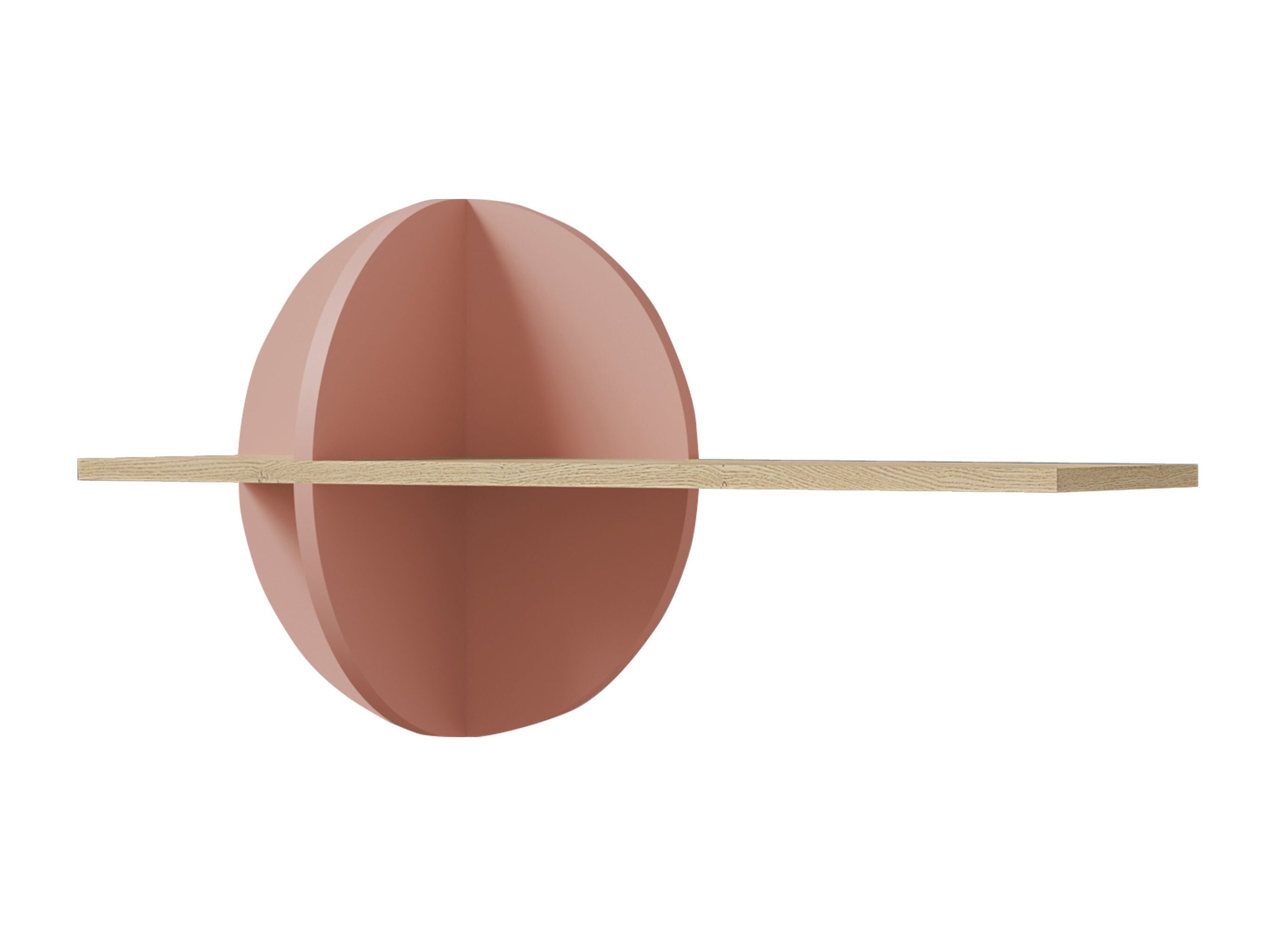 Wandregal Fivelbi 116 (Cremona-Eiche + Rosa)