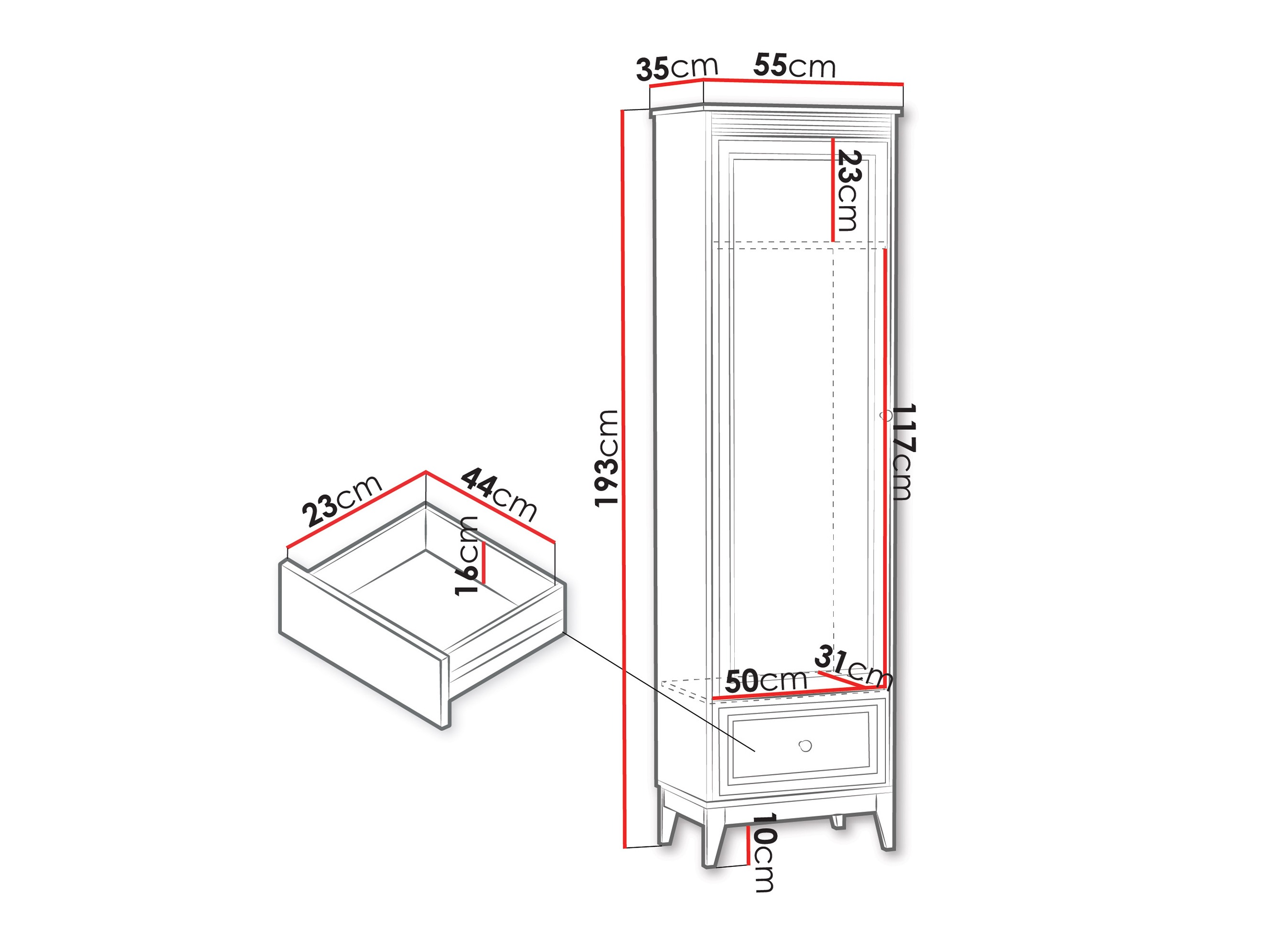 Kleiderschrank Sonfera 117