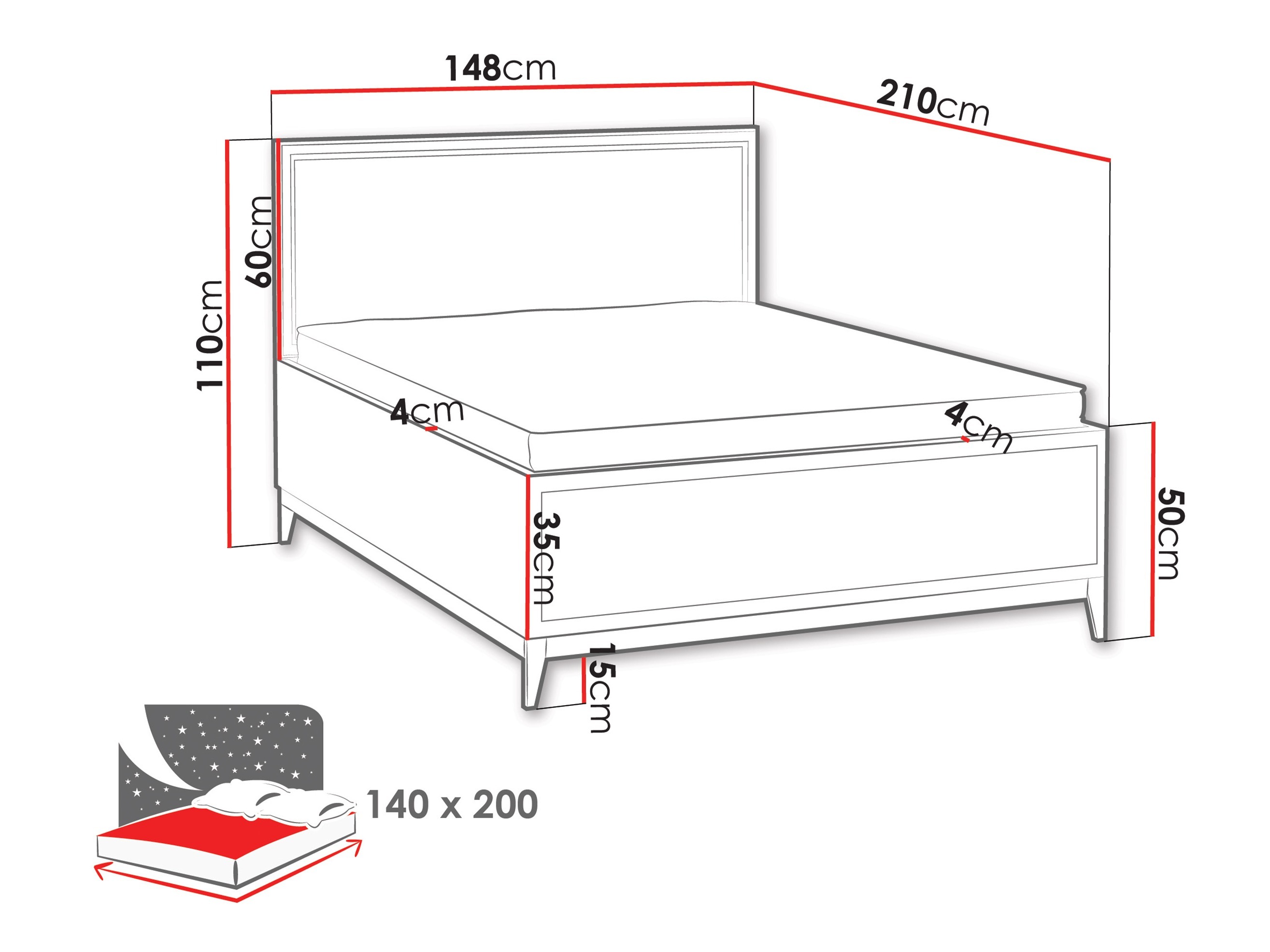 Bett Sonfera 119
