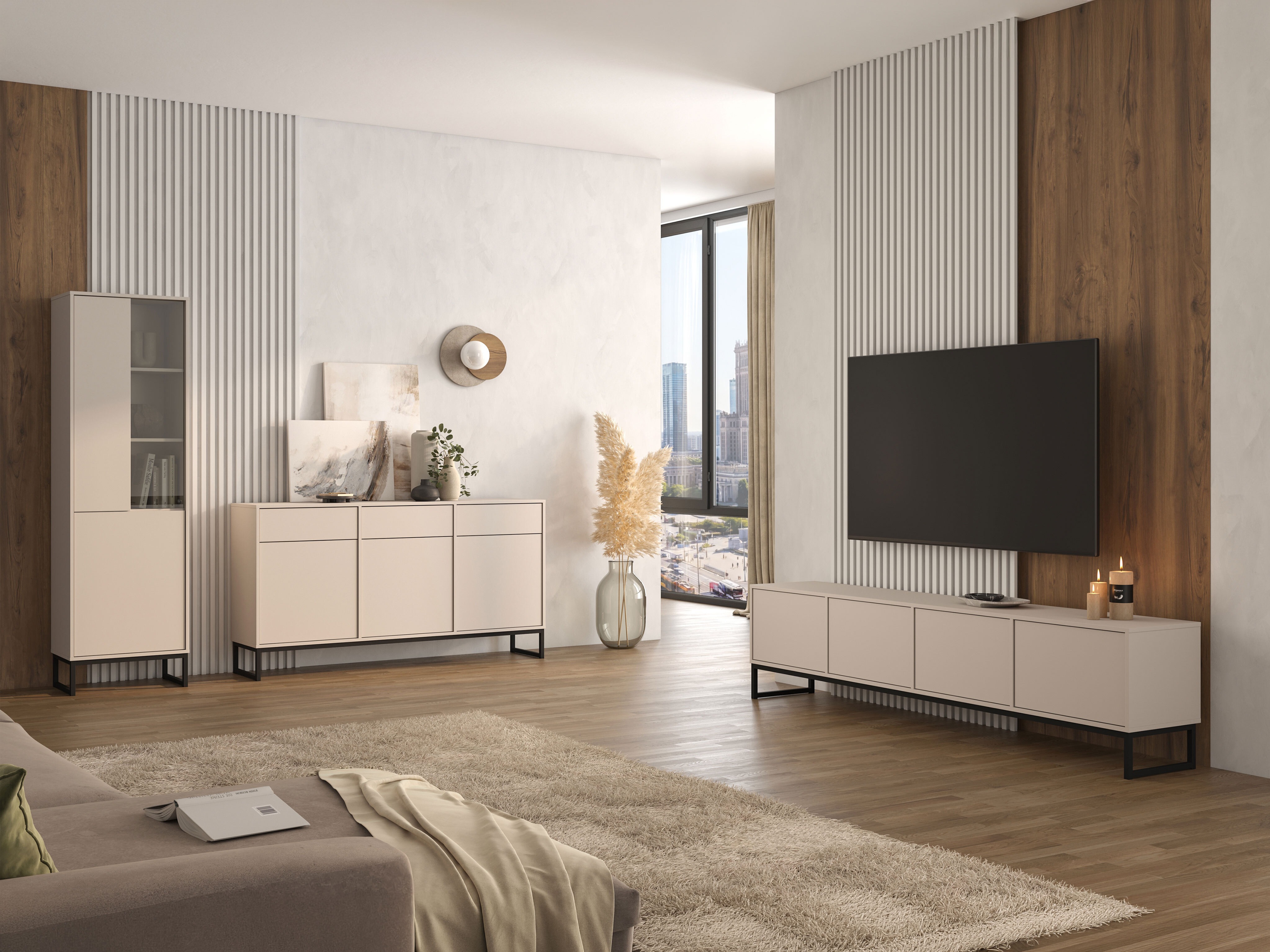 Wohnzimmer-Sets Maravio 106 (Kaschmir)