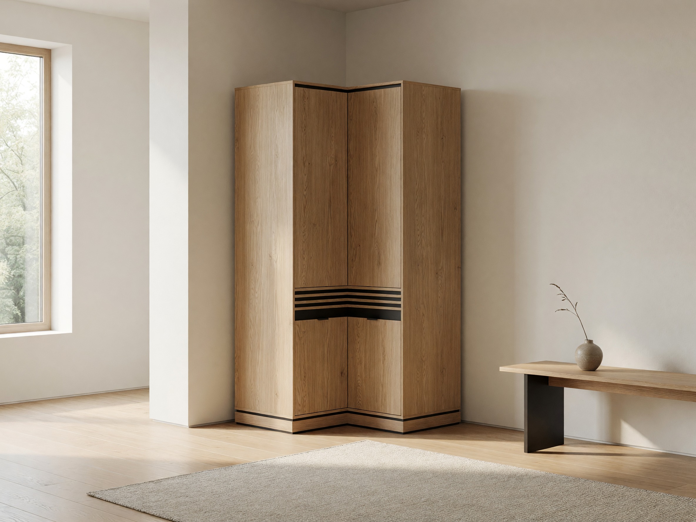 Eckkleiderschrank SD3199