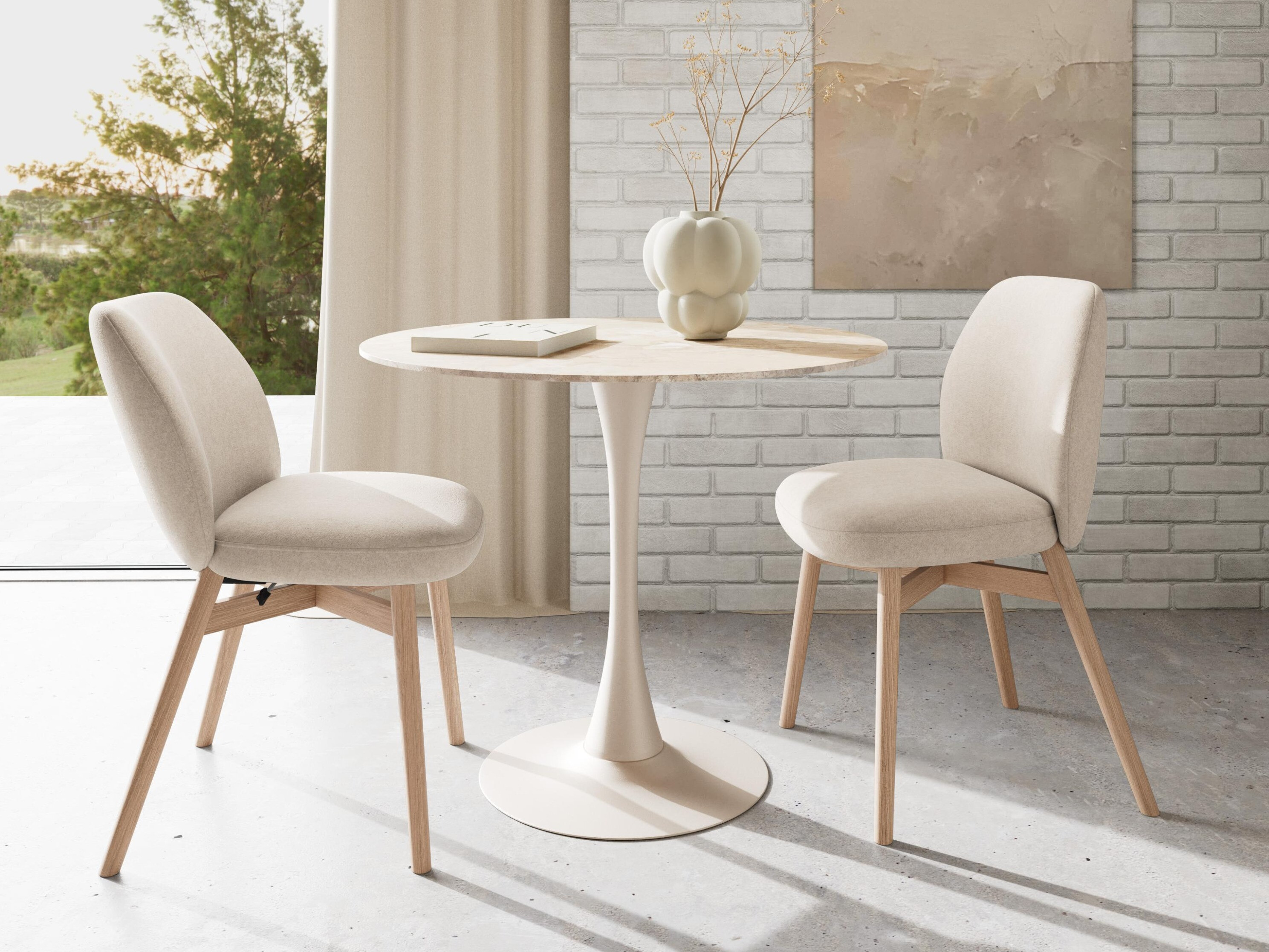 Stuhl Norsica 1097 (Beige)