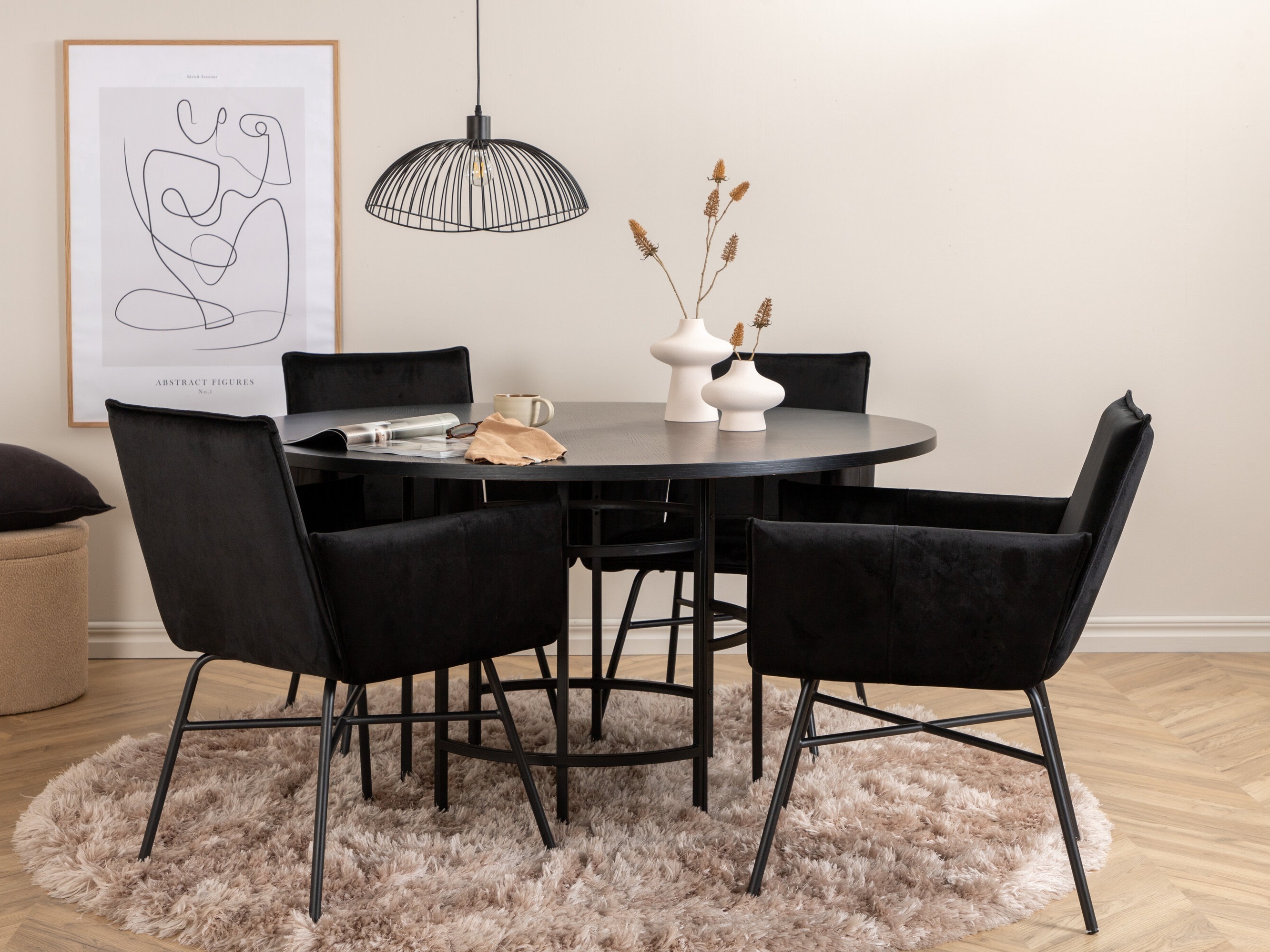 Essgruppe Dallas 2337 (Schwarz)