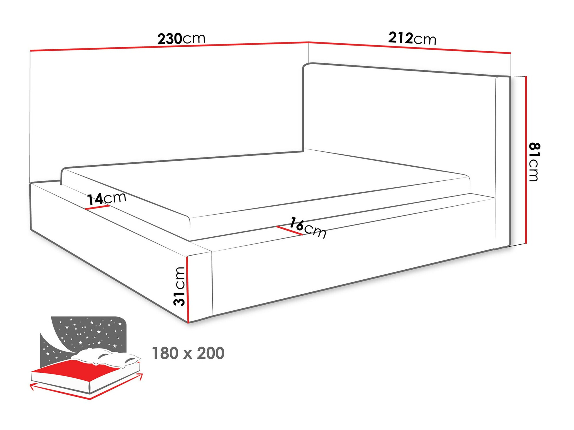 Bett SD3229