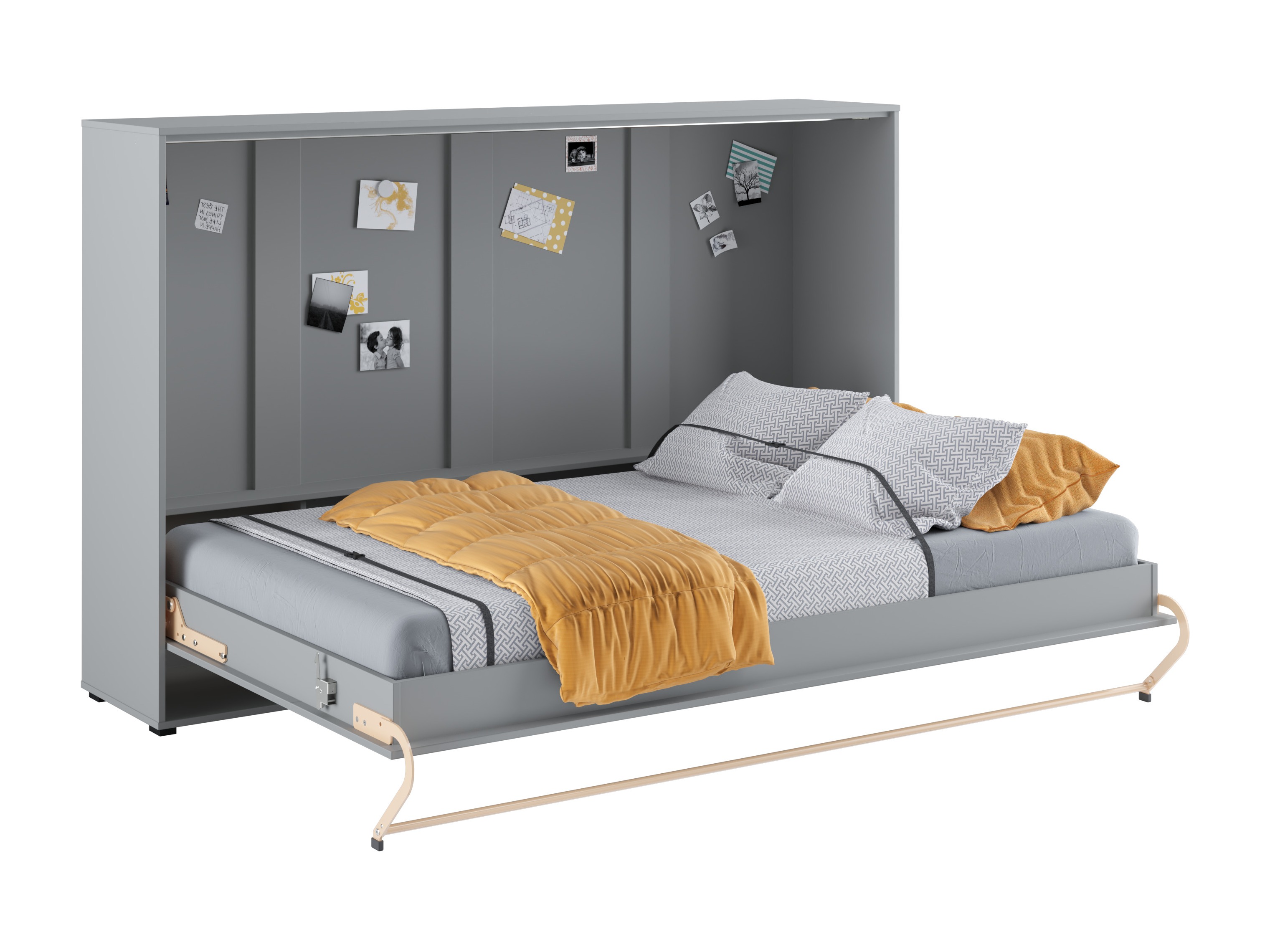 Schrankbett Concept Pro Lenart IV (Grau)