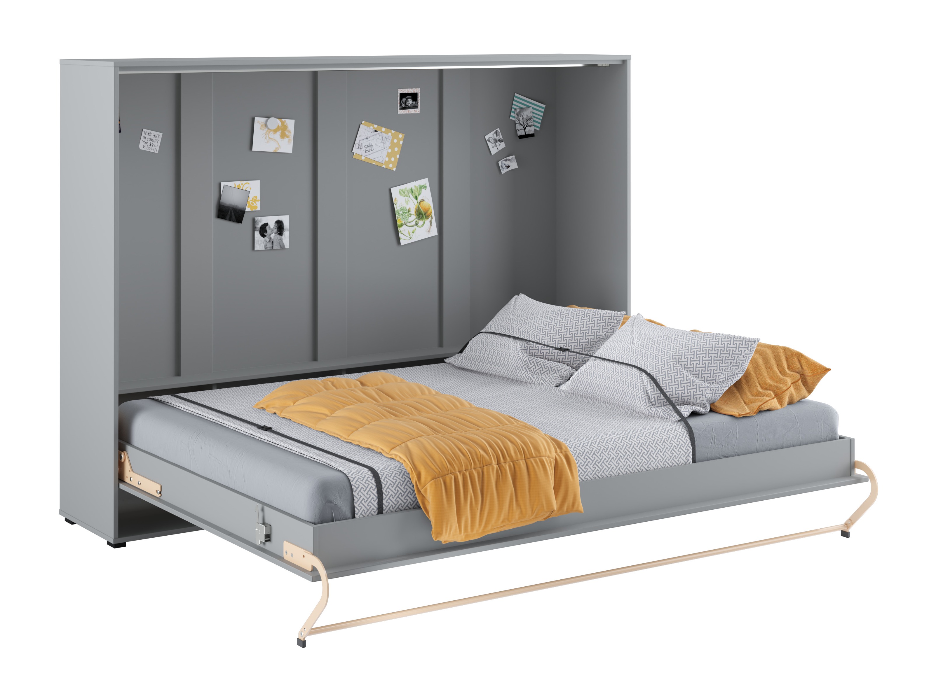 Schrankbett Concept Pro Lenart IV (Grau)