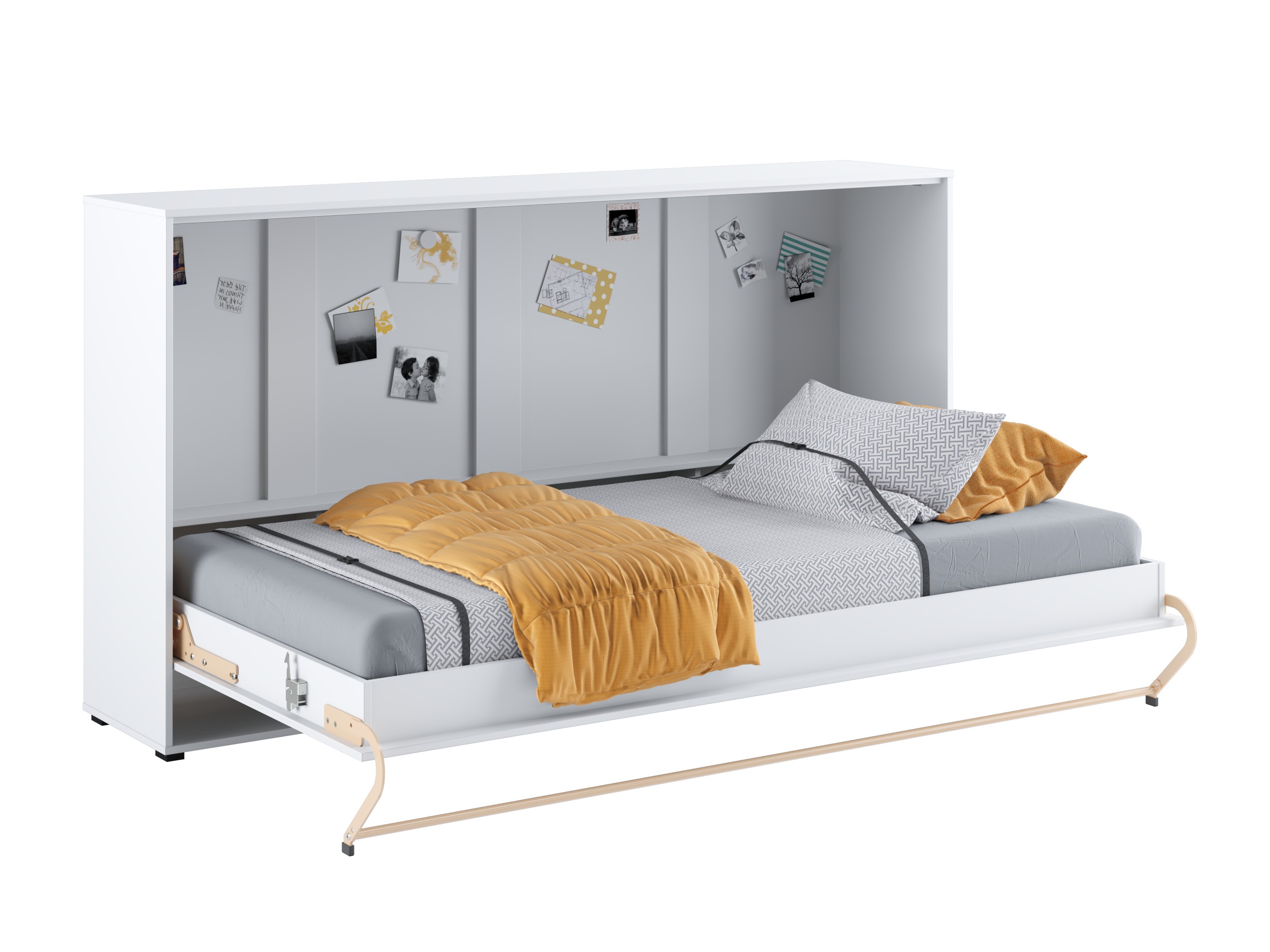 Schrankbett Concept Pro Lenart IV (Weiss)
