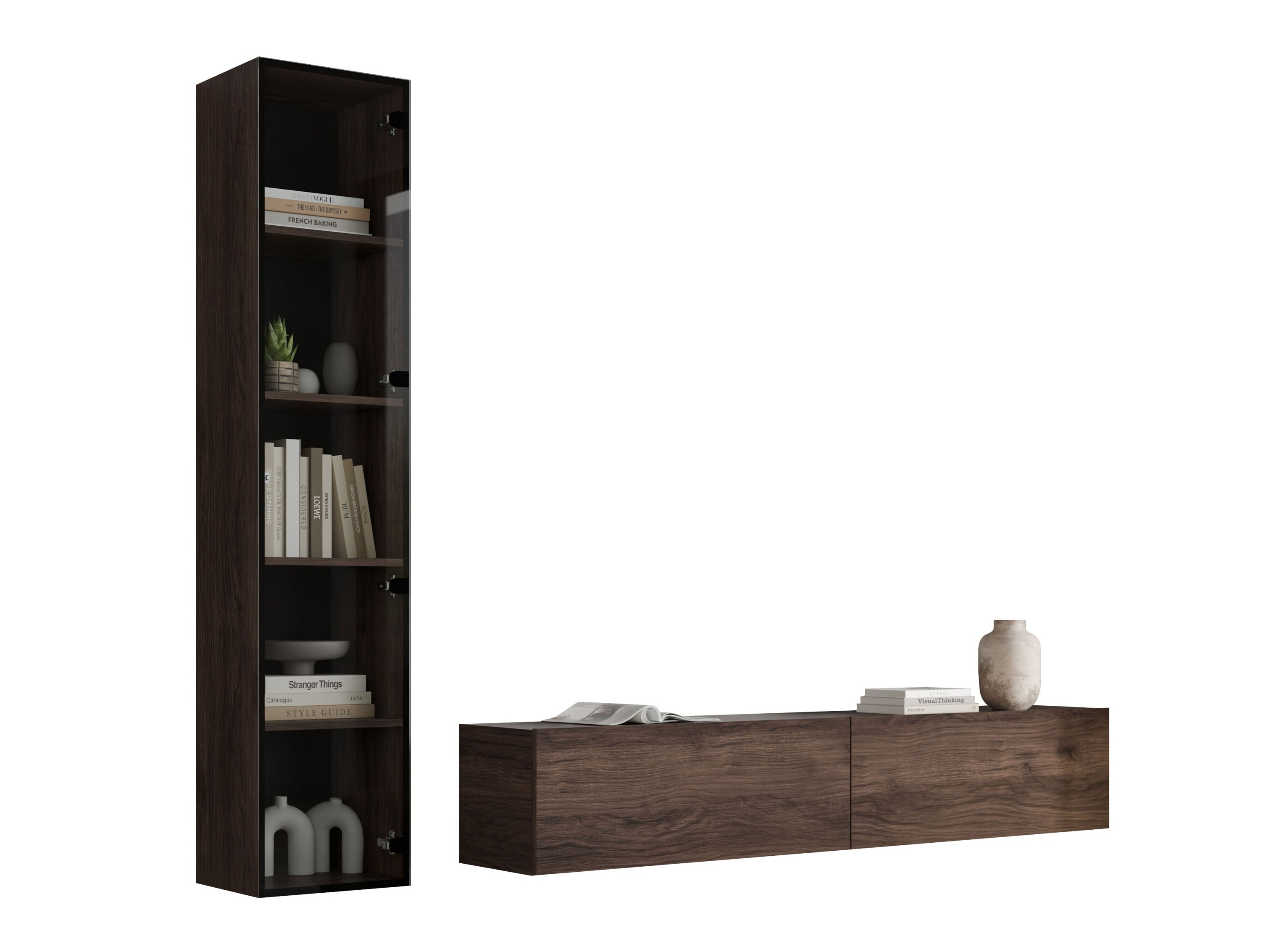 Wohnzimmer-Sets Donos I (Walnussholzoptik)