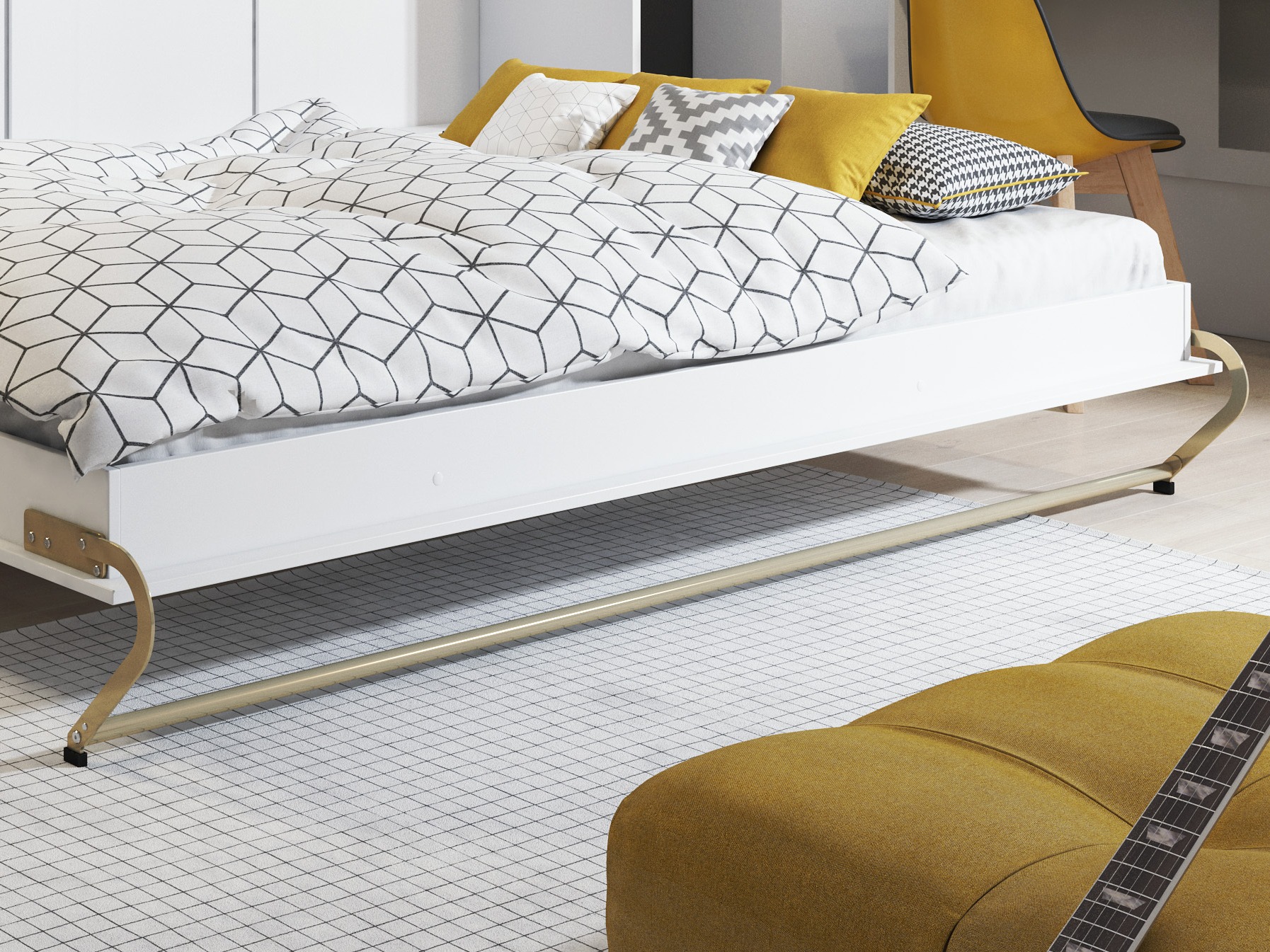 Schrankbett Concept Pro Lenart IV (Weiss)