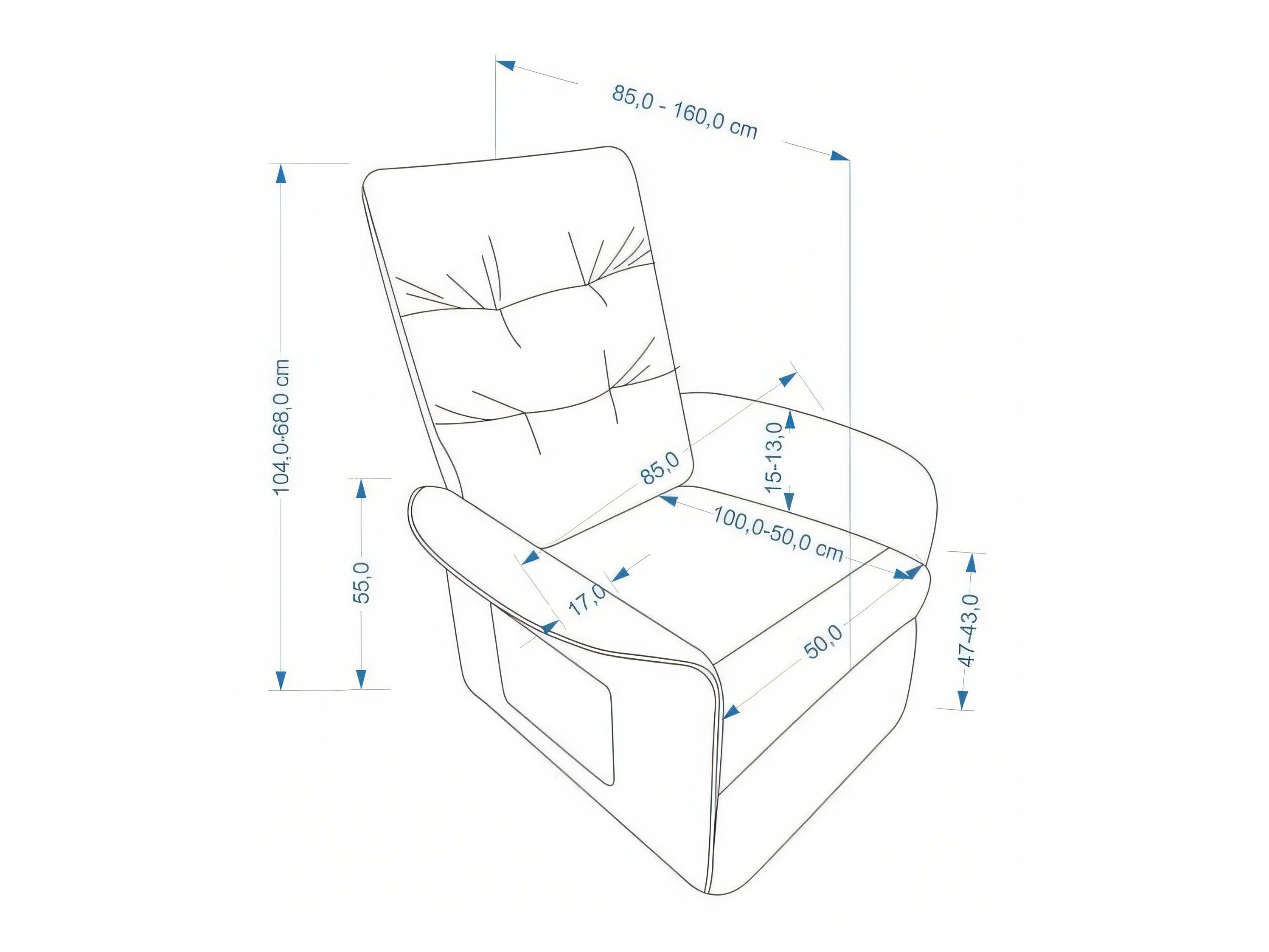 Relaxsessel Houston 2171 (Beige)