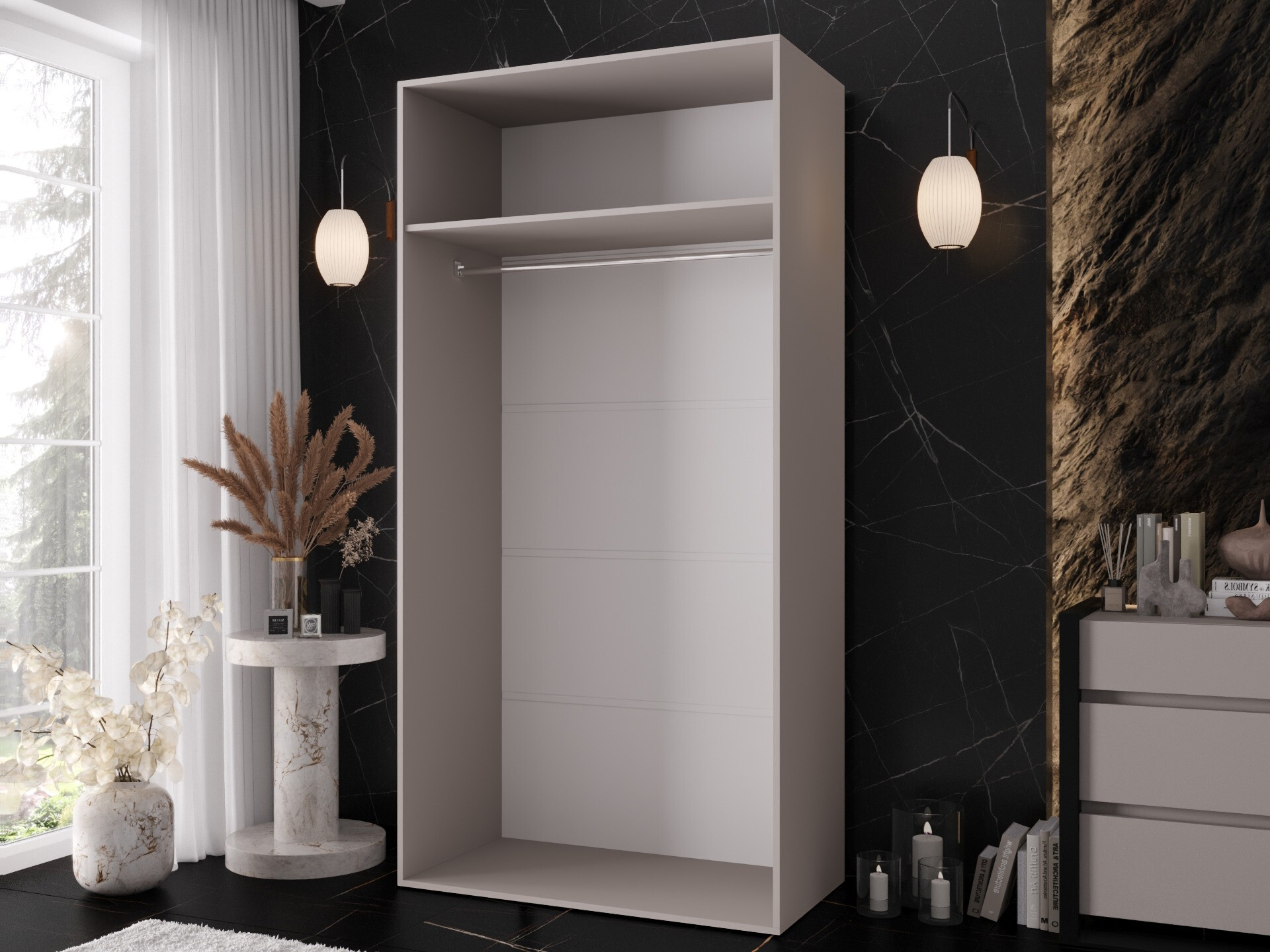 Kleiderschrank Hartford 633 (Kaschmir)