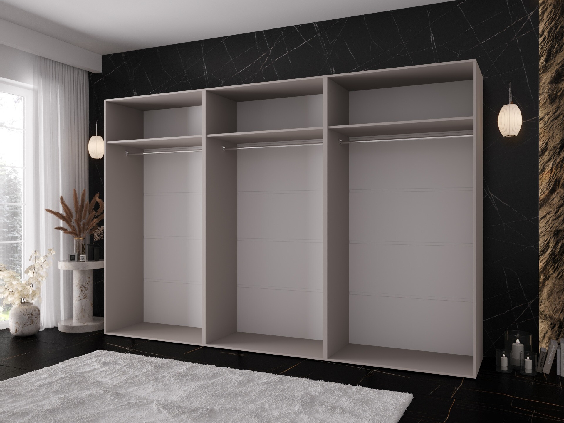 Kleiderschrank Hartford 641 (Kaschmir)