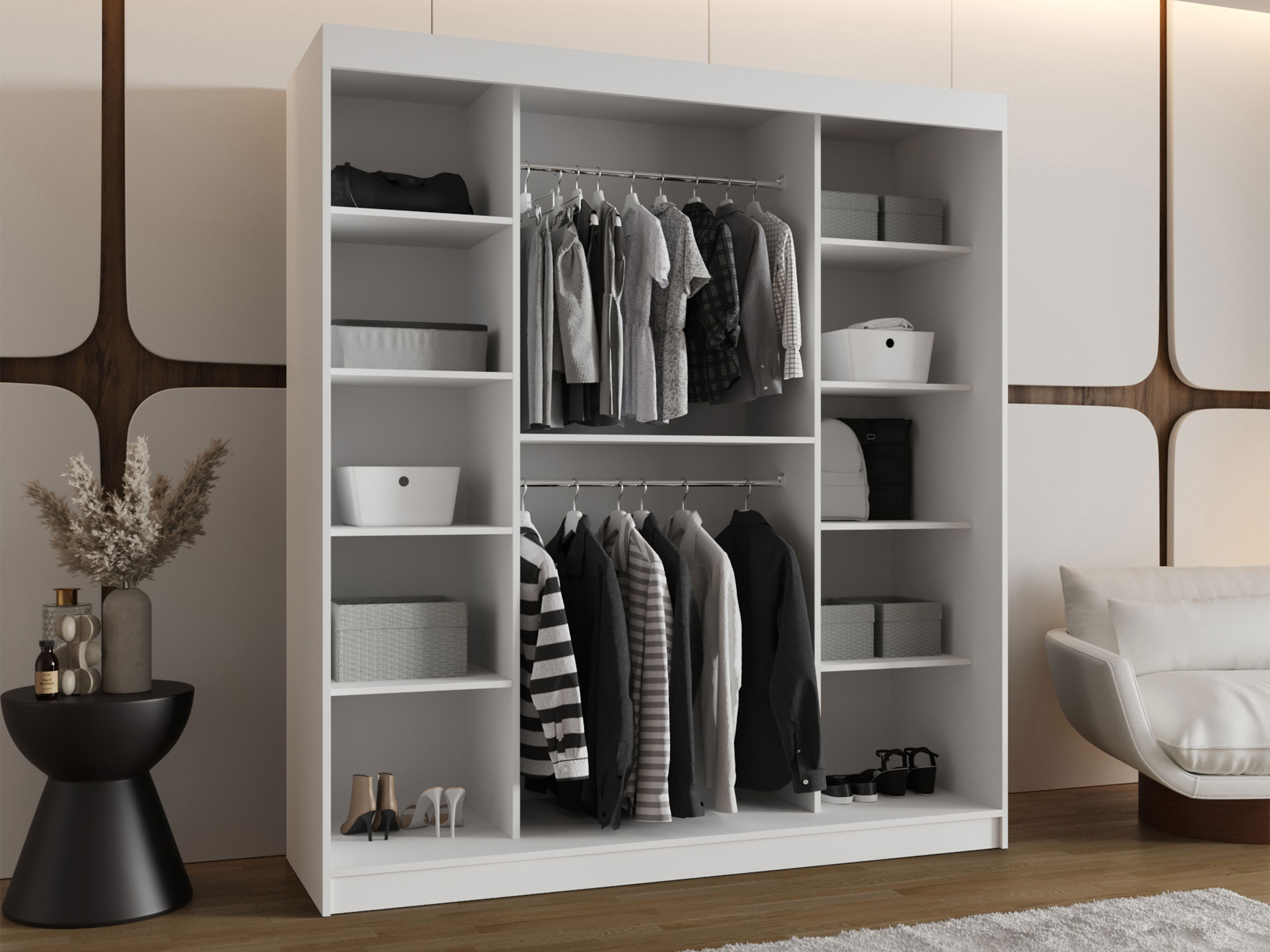 Kleiderschrank Hartford 506 (Weiss)