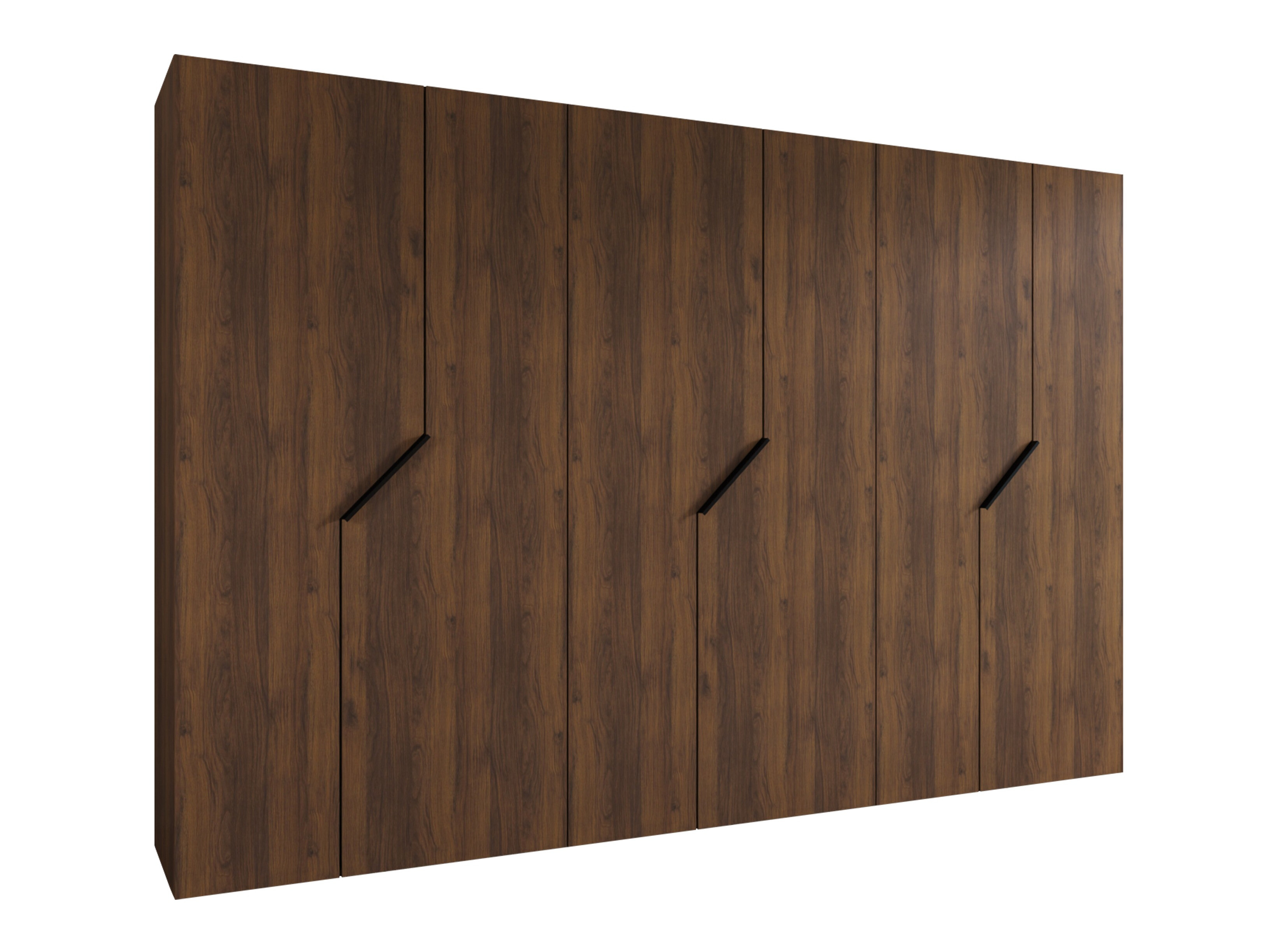 Kleiderschrank Hartford 596 (Walnussholzoptik)