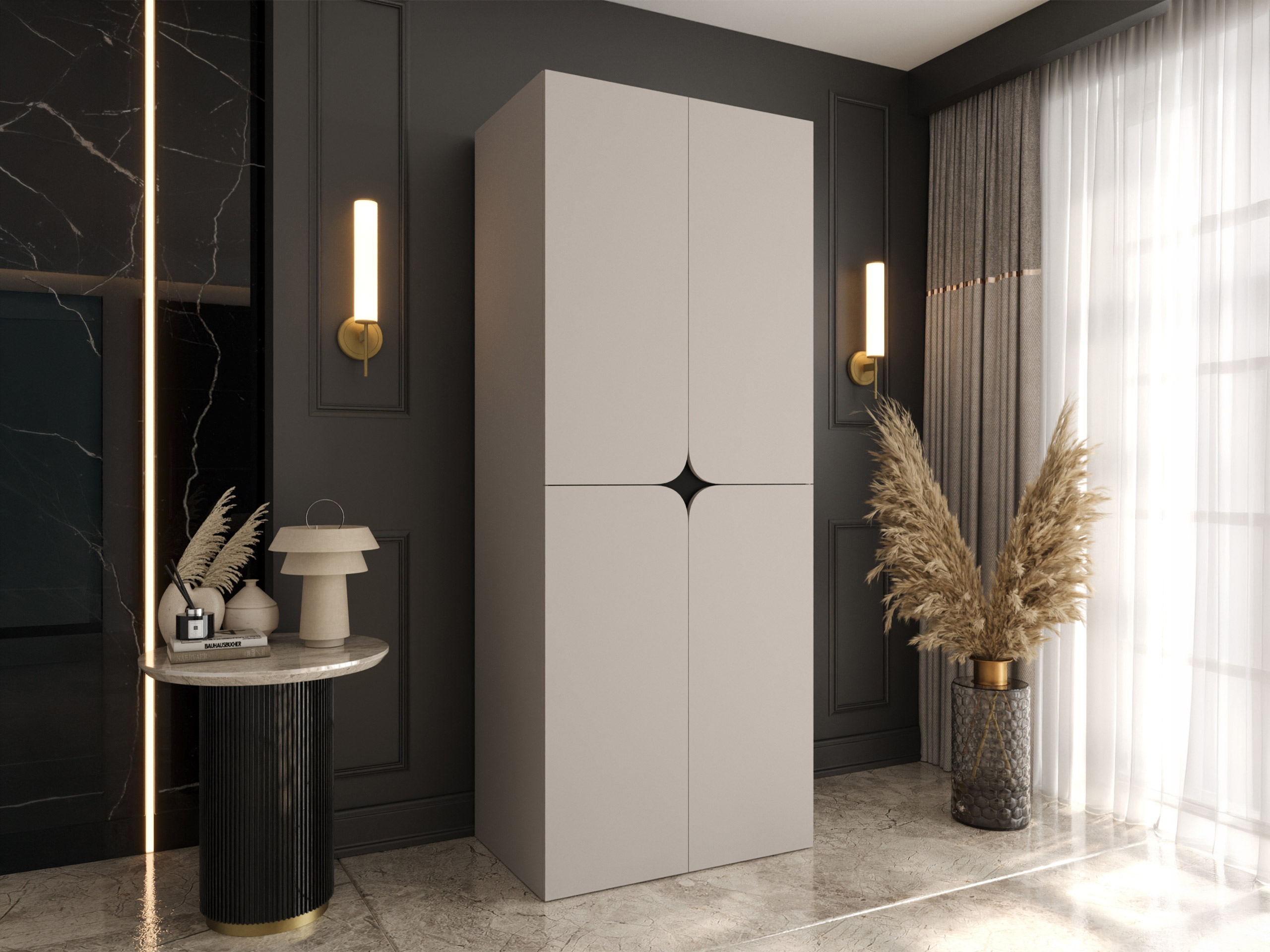 Kleiderschrank Hartford 645 (Kaschmir)