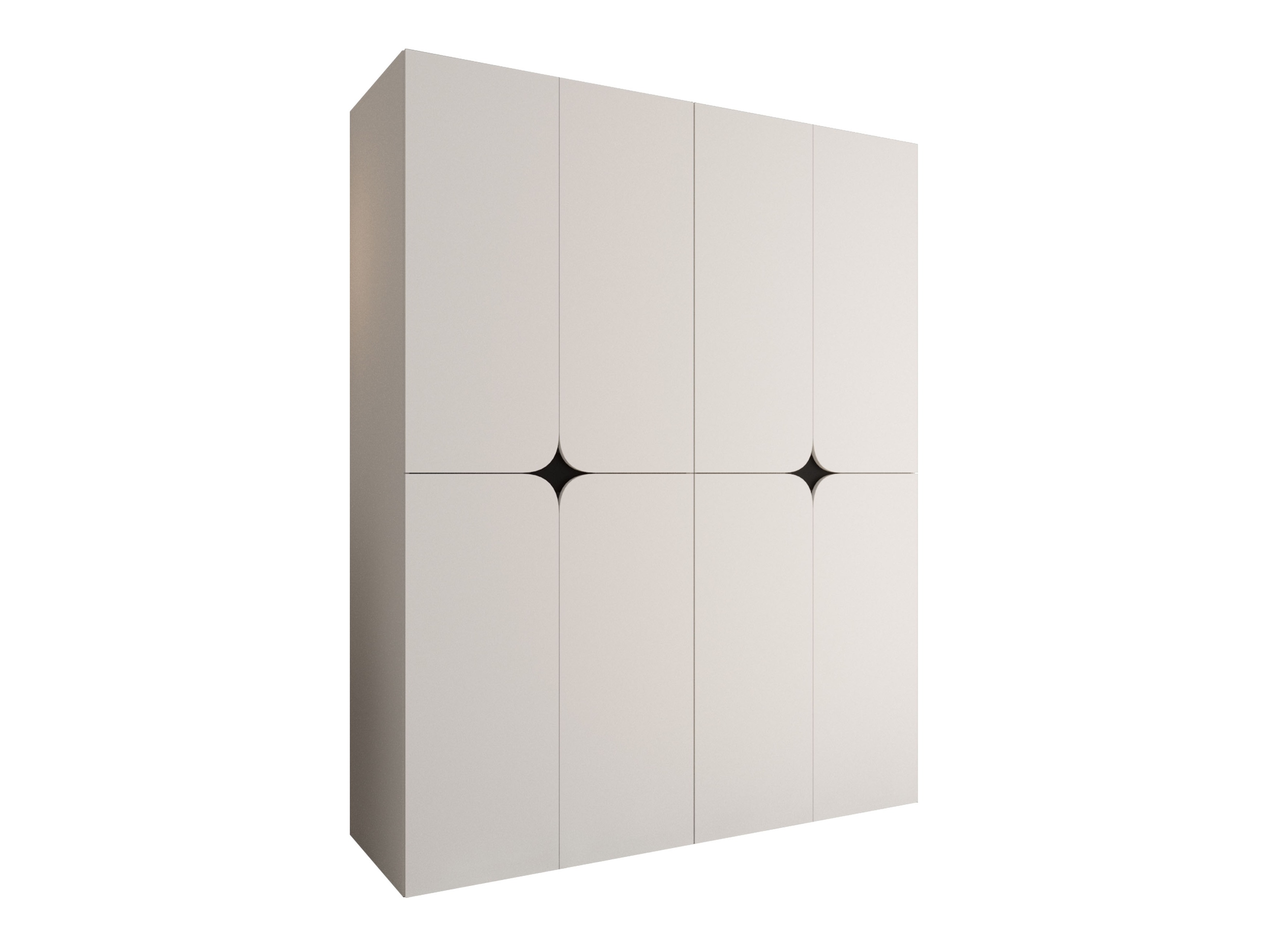 Kleiderschrank Hartford 646 (Weiss)