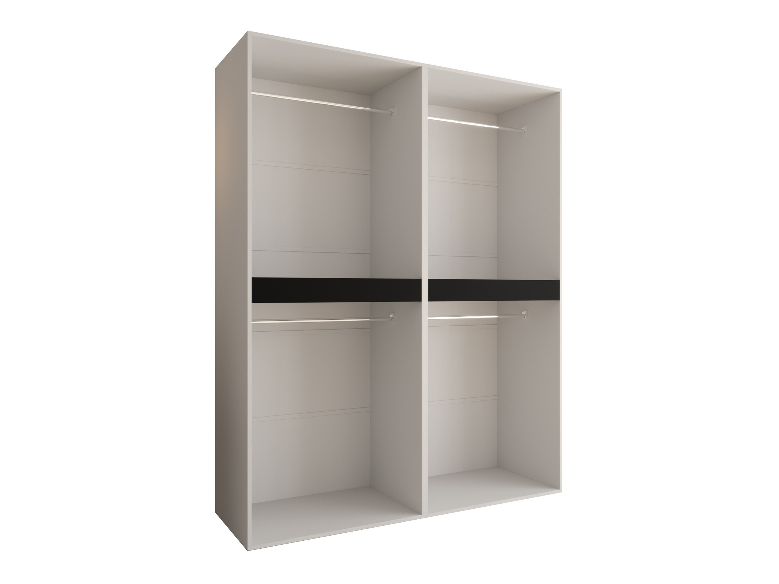 Kleiderschrank Hartford 647 (Weiss)