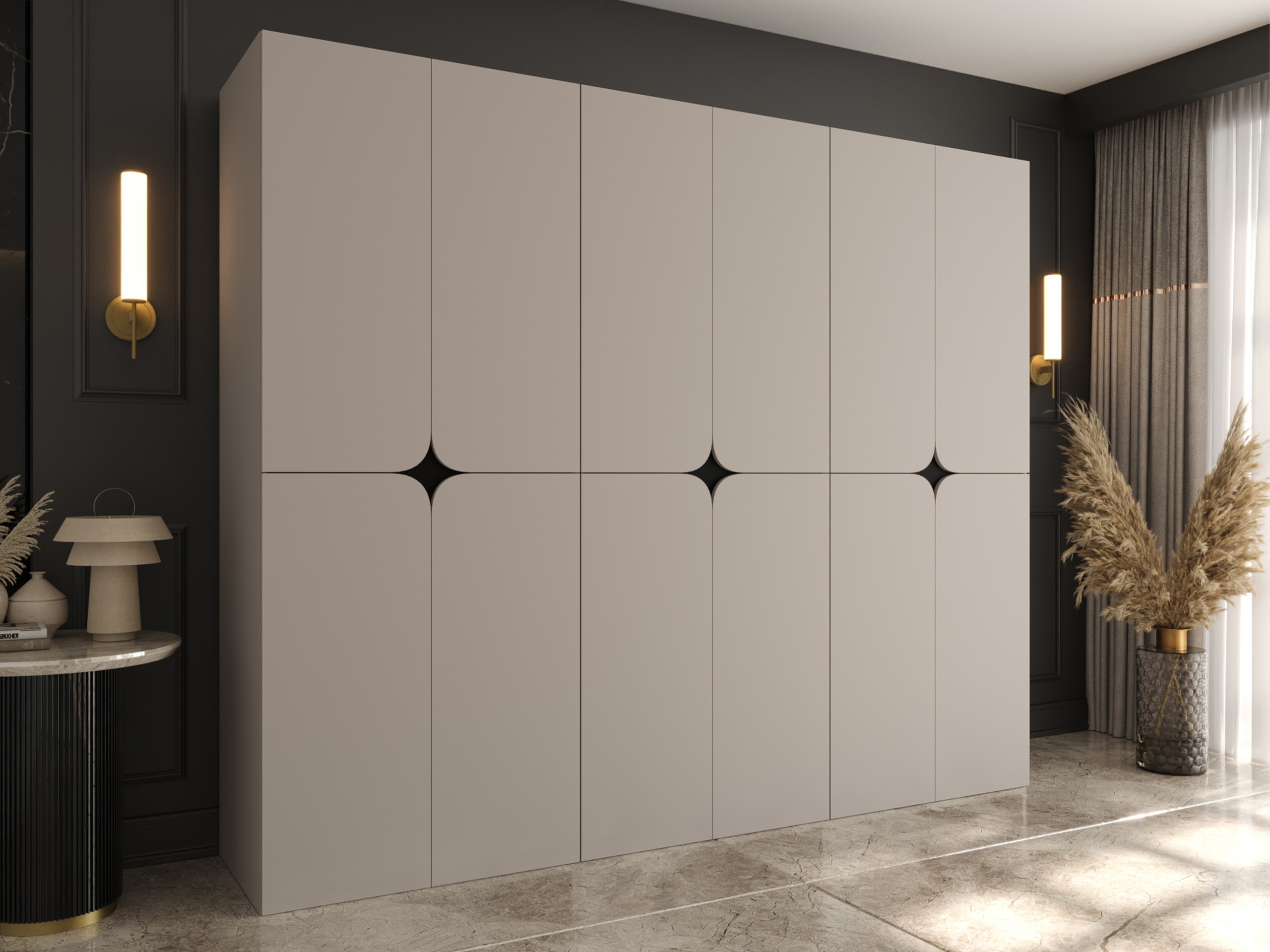 Kleiderschrank Hartford 648 (Kaschmir)