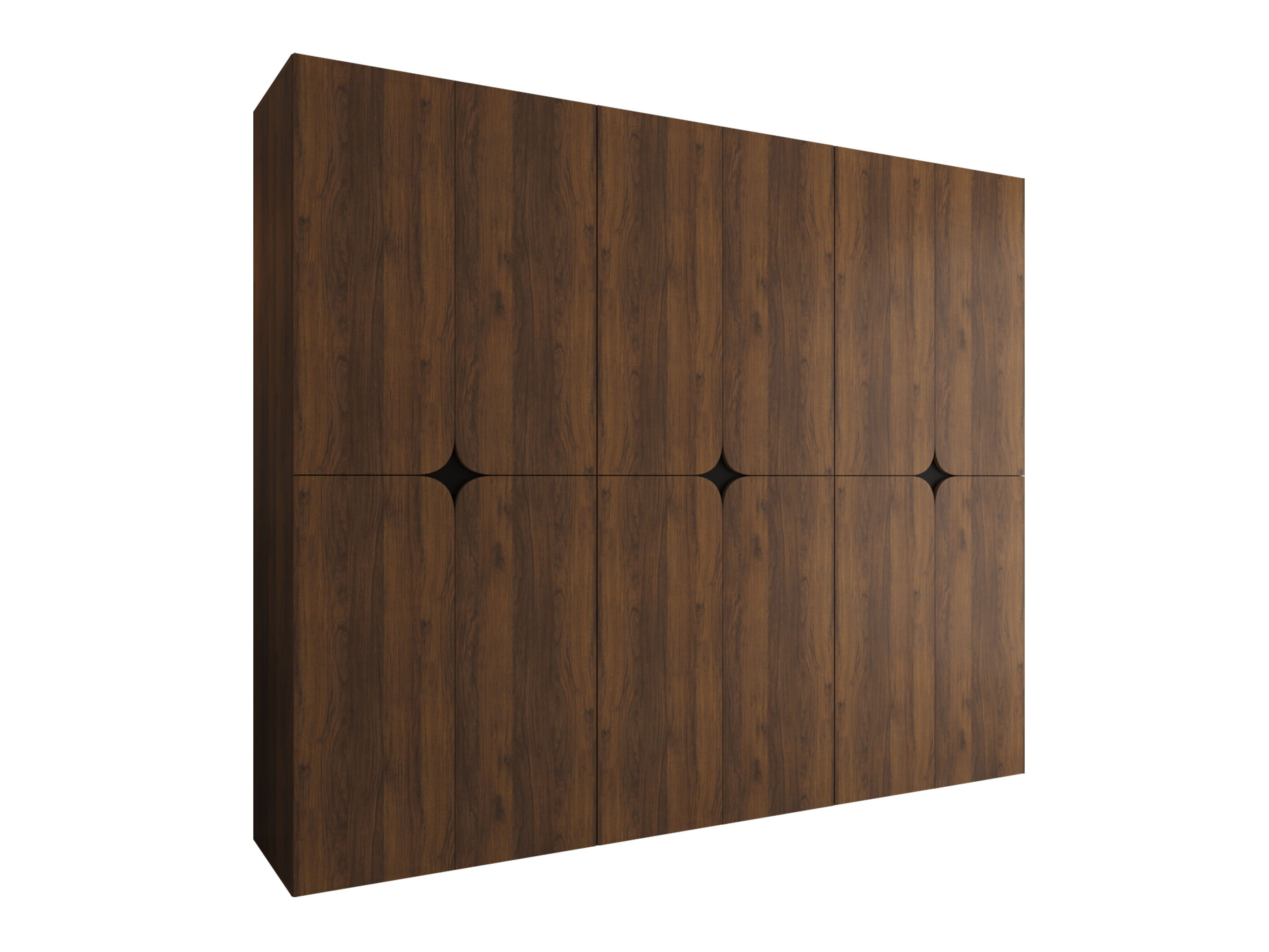 Kleiderschrank Hartford 648 (Walnussholzoptik)