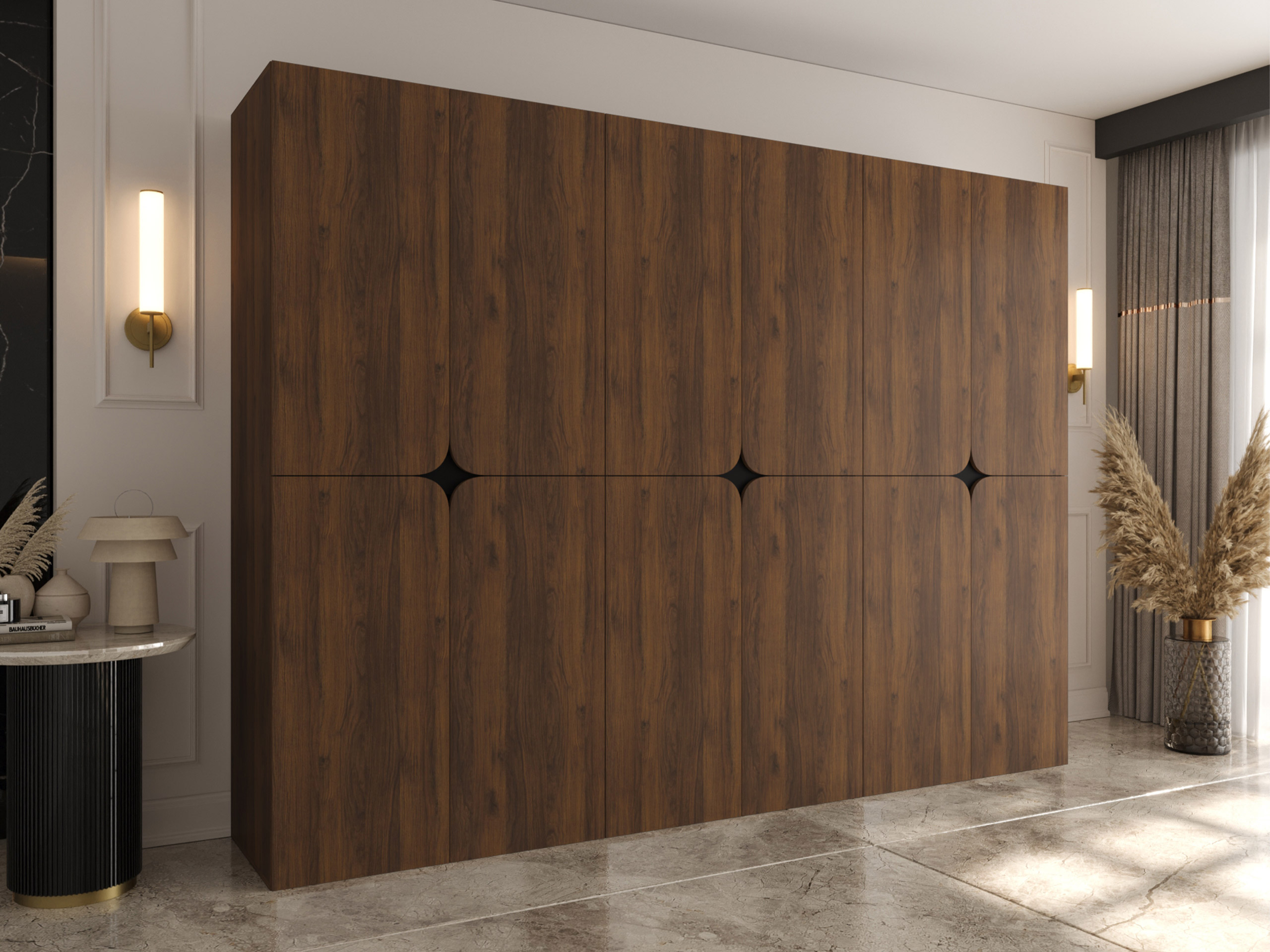 Kleiderschrank Hartford 649 (Walnussholzoptik)