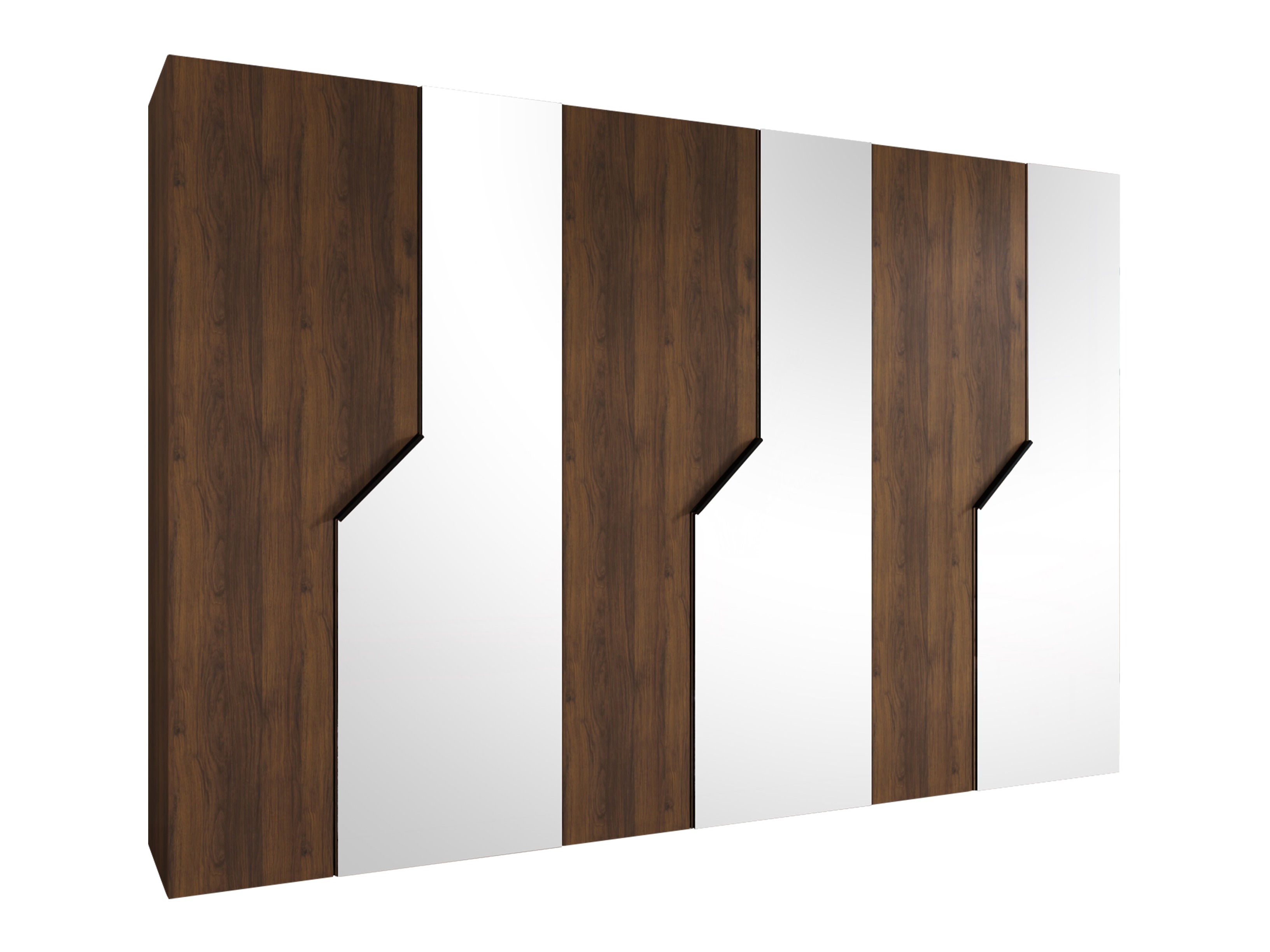 Kleiderschrank Hartford 599 (Walnussholzoptik)