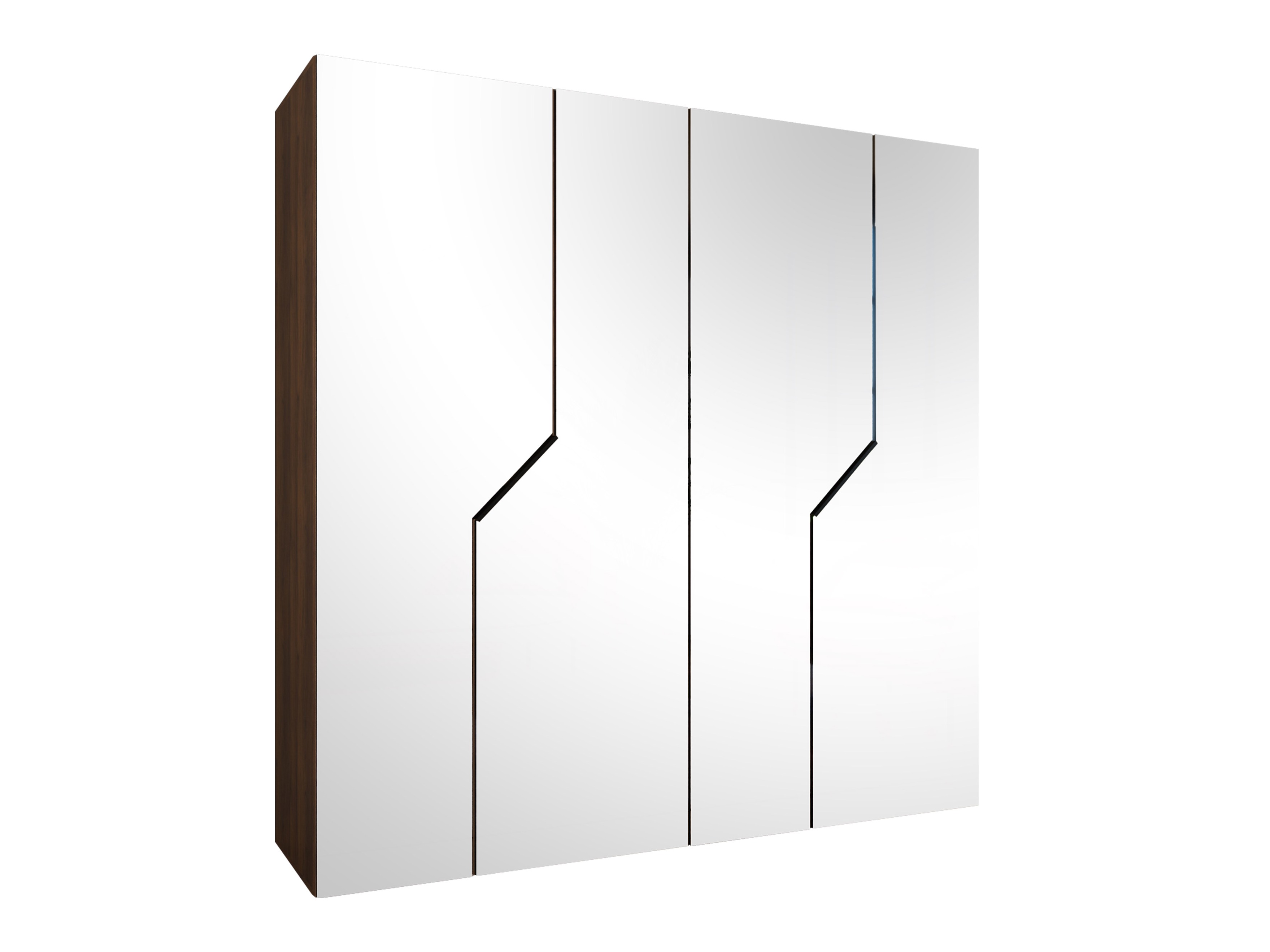 Kleiderschrank Hartford 601 (Walnussholzoptik)